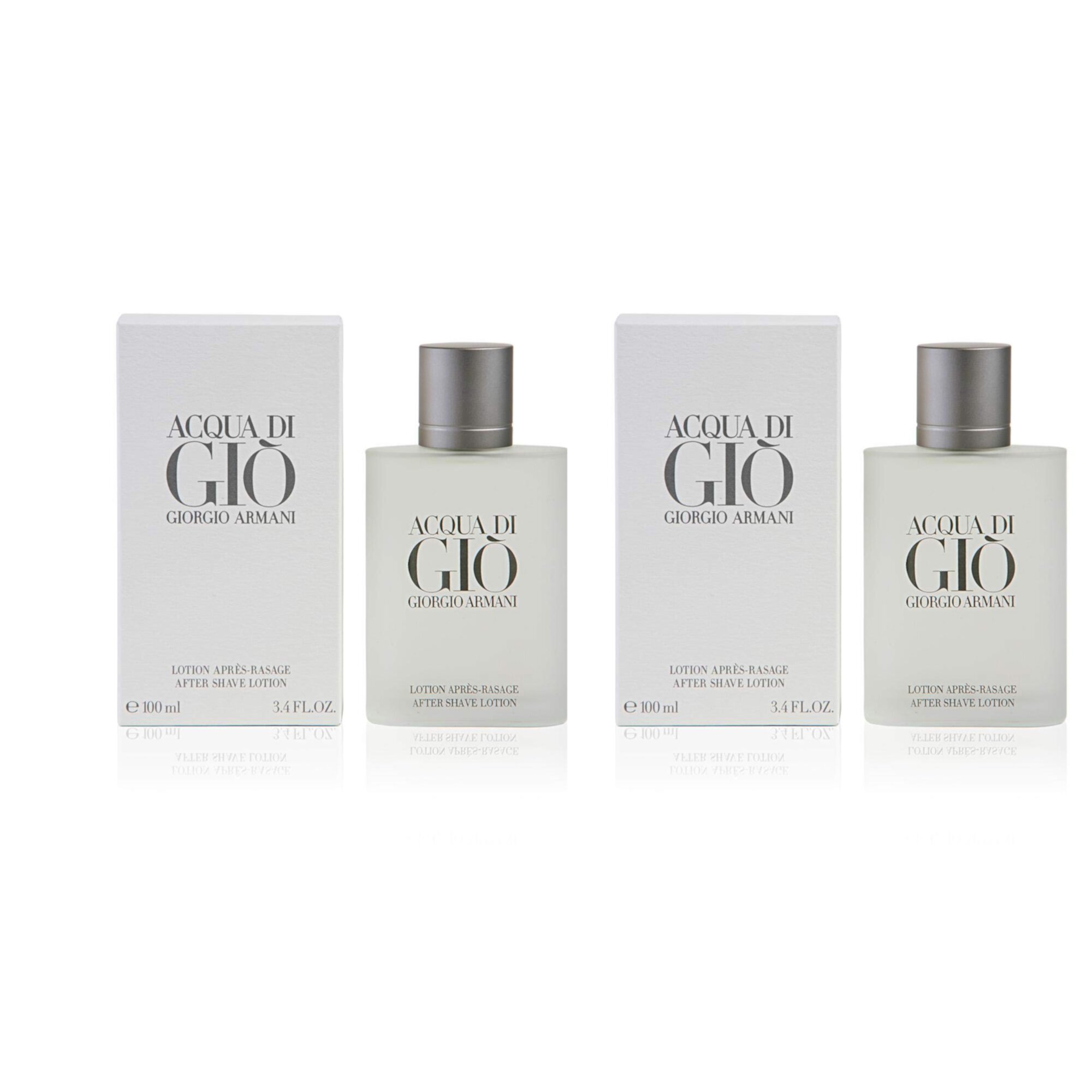 Giorgio Armani Acqua Di Gio After Shave Lotion 3.4 oz (Унции) Pack of 2 Giorgio Armani