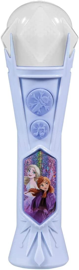 Disney Frozen 2 Sing Along Microphone for Kids, Built in Music, Flashing Lights, Pretend Mic, Toys for Kids Karaoke Machine EKids