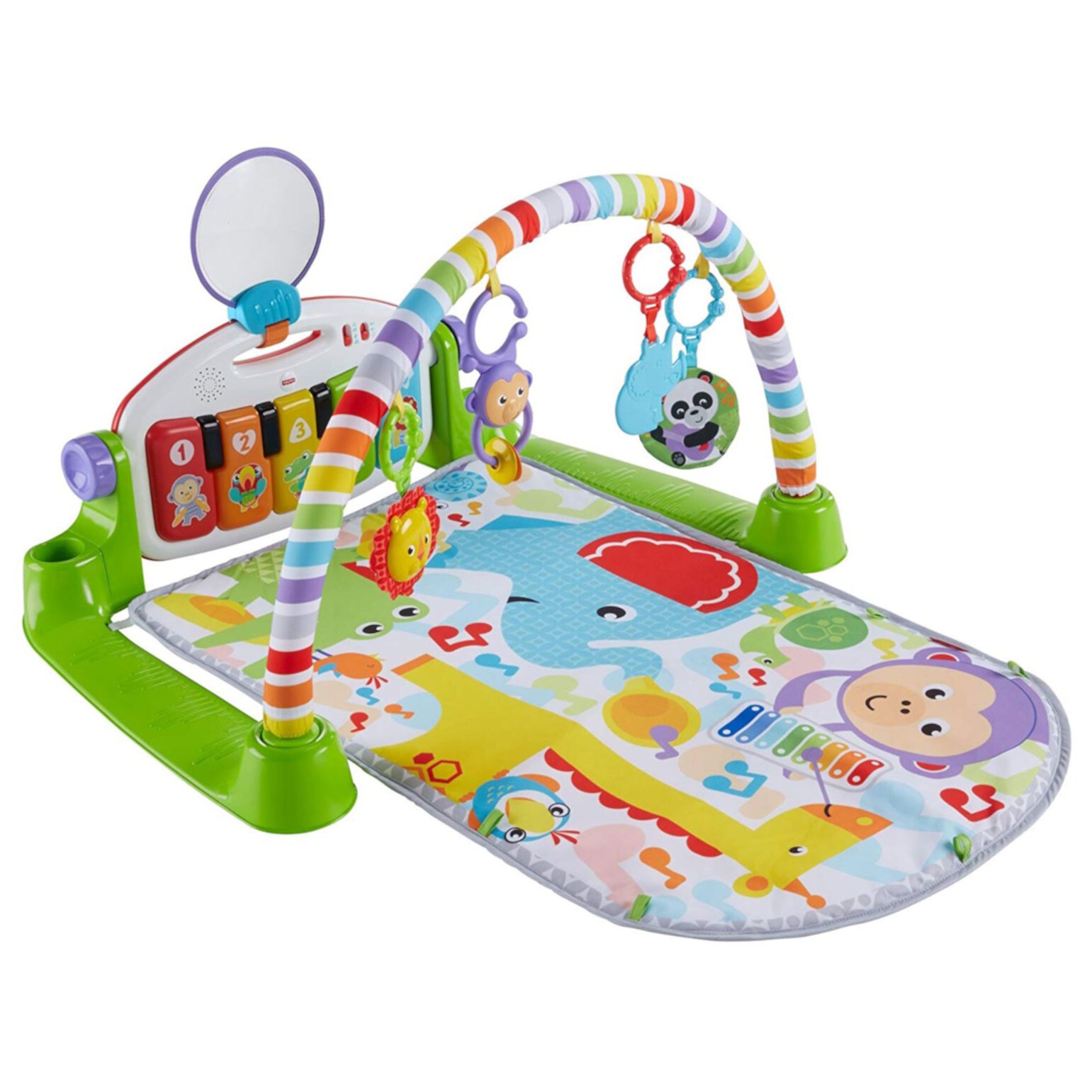 Fisher Price FVY57 Deluxe Kick & Play Piano Gym Play Mat with Toys & Piano Keys Visit the Fisher-Price Store