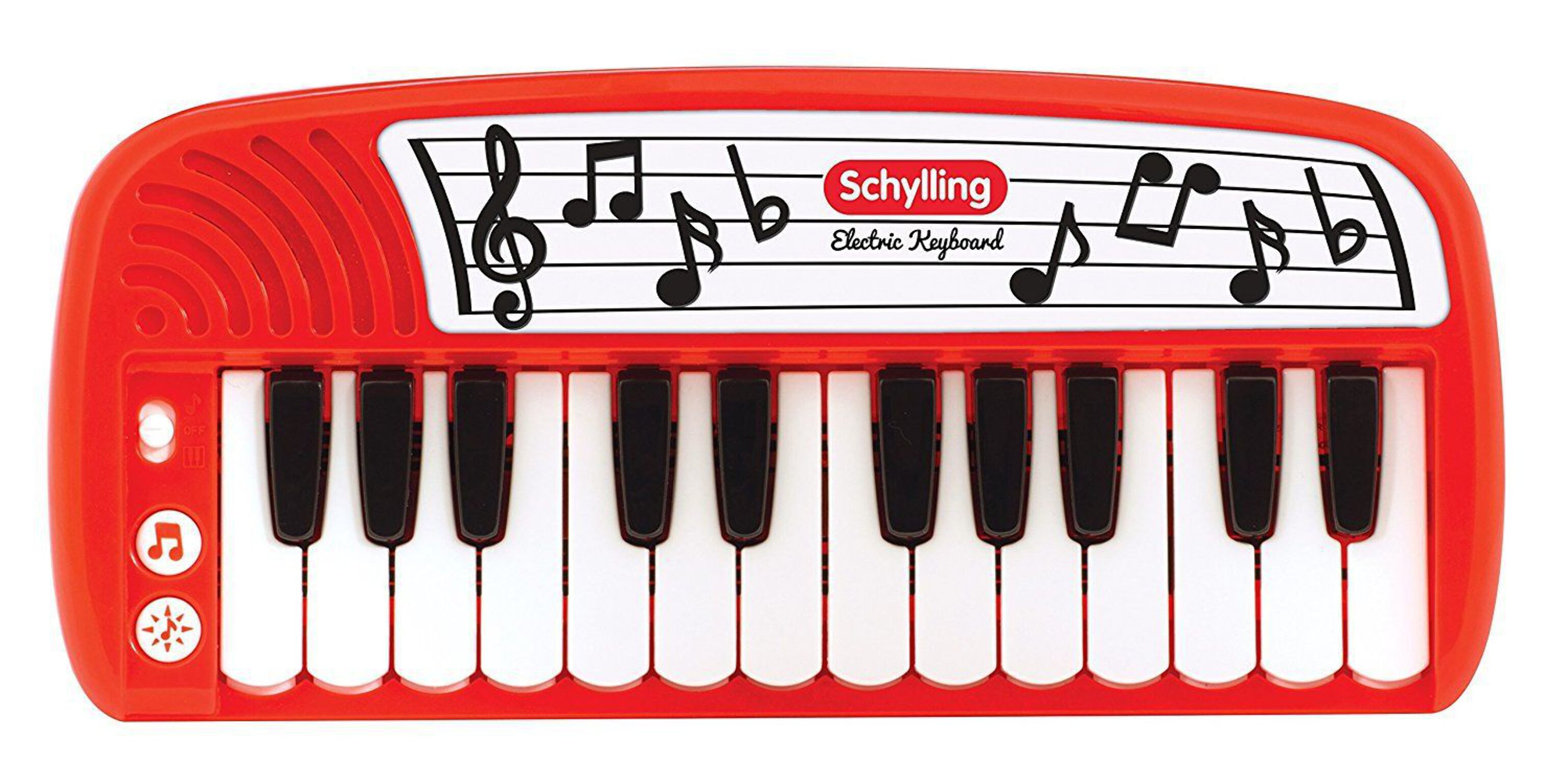 Schylling Electric Keyboard, Musical Instrument Toy with 14 Demo Songs Included, Children 3+ Years Schylling