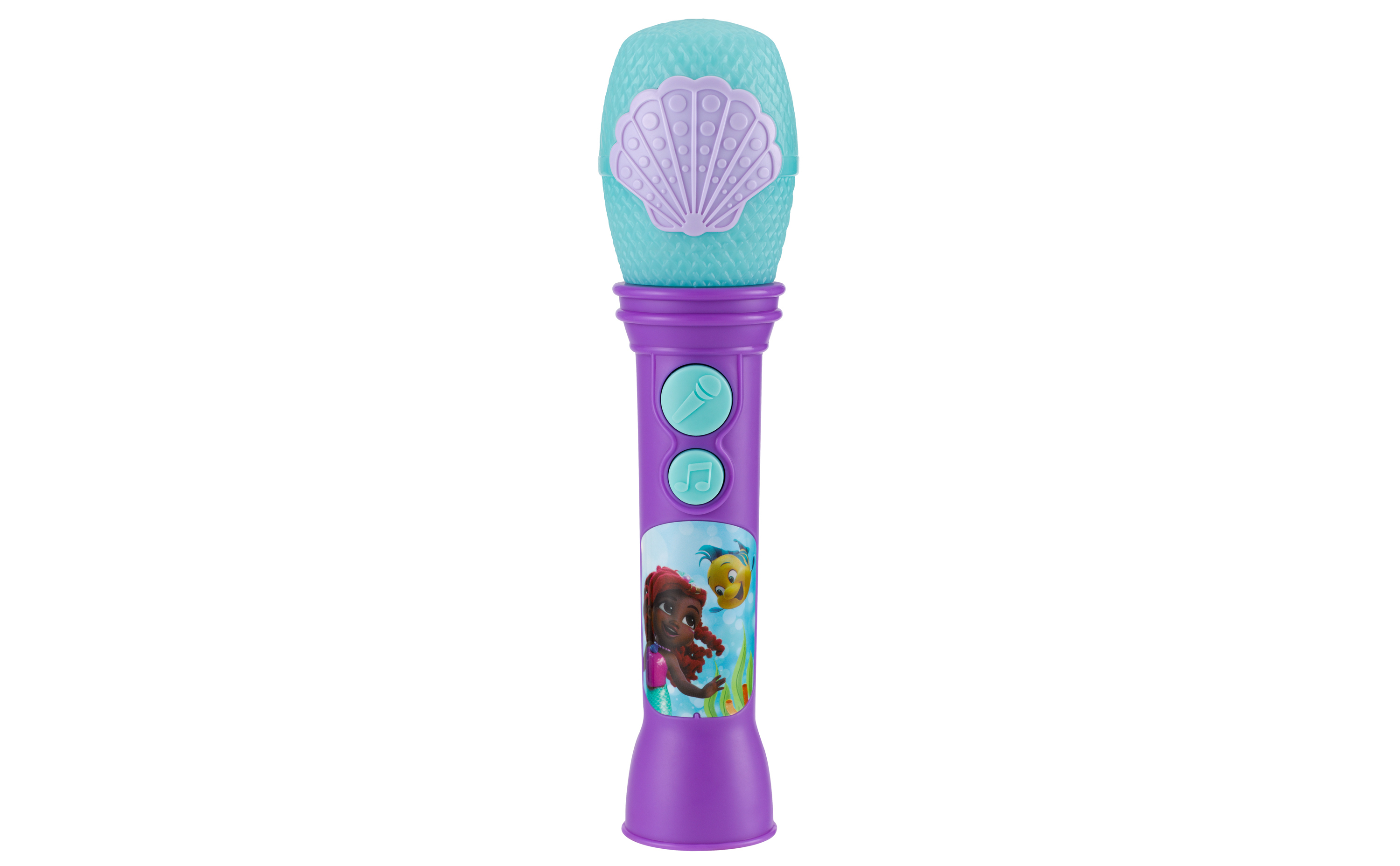 eKids Disney Junior Ariel Microphone Toy for Toddlers, Includes Built-in Music EKids