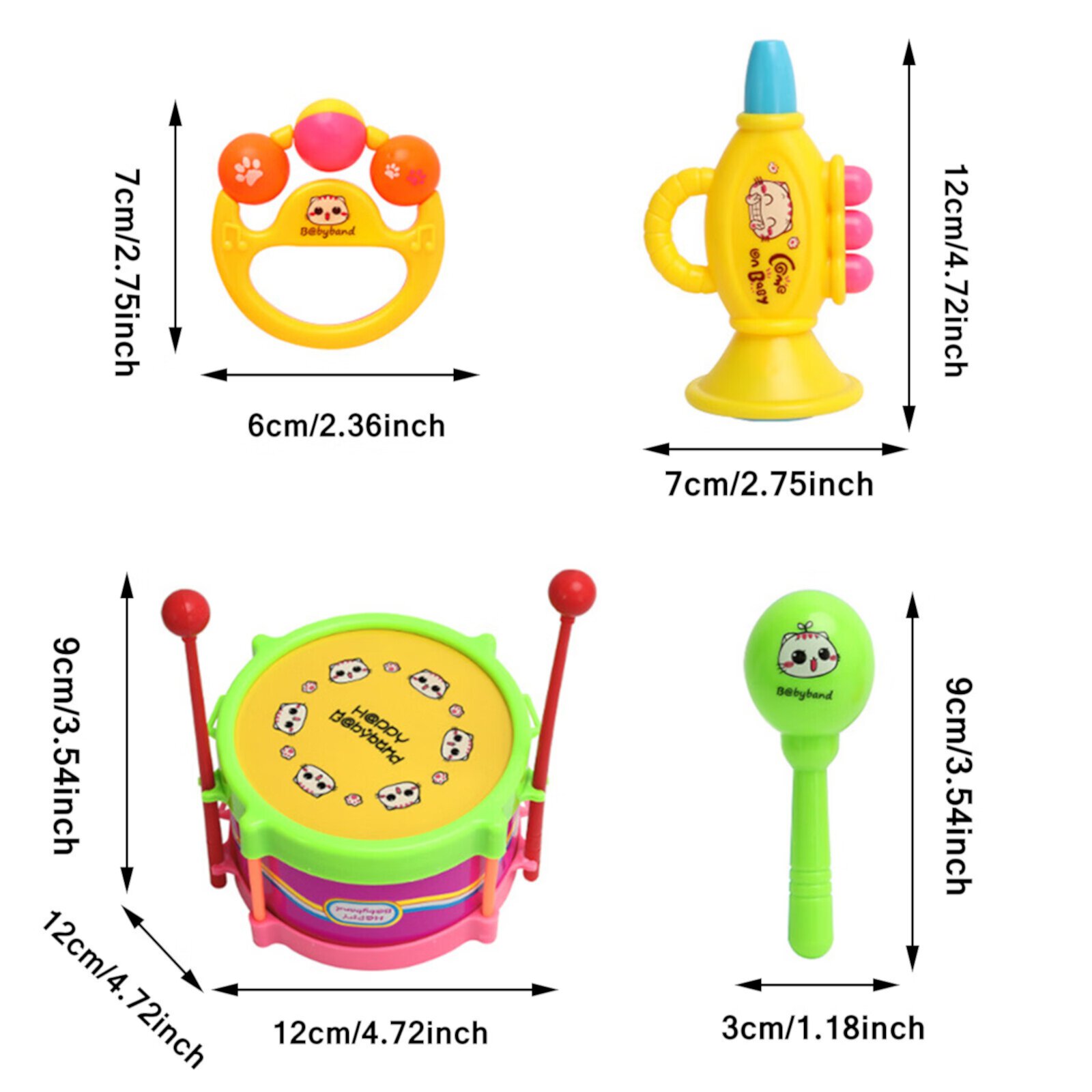 Toys Baby Girl Gifts Toddler Musical Instruments Ages 1 3 Baby Music Toys 6 12 9 18 Months 1St Birthday Girl Gifts for 1 2 Year Old Kids Preschool Educational Learning Toys Drum Pink Coopserbil