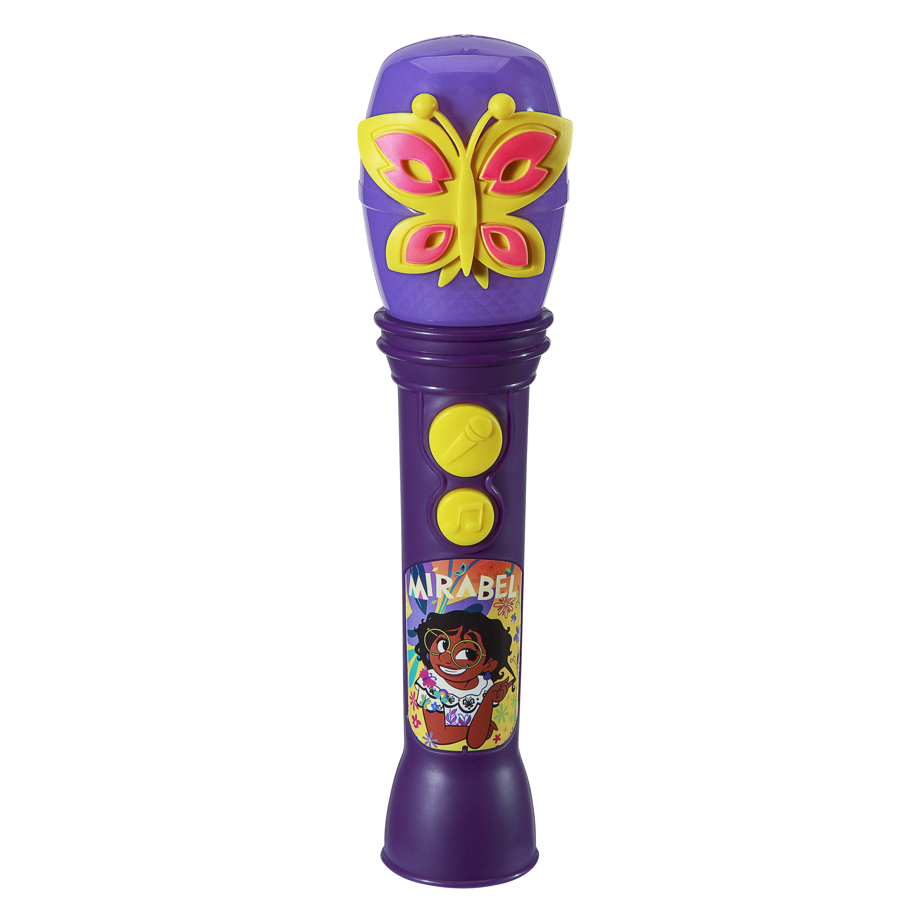 eKids Disney Encanto Toy Microphone for Kids, Built-in Music and Flashing Lights for Fans of Disney Toys for Girls EKids