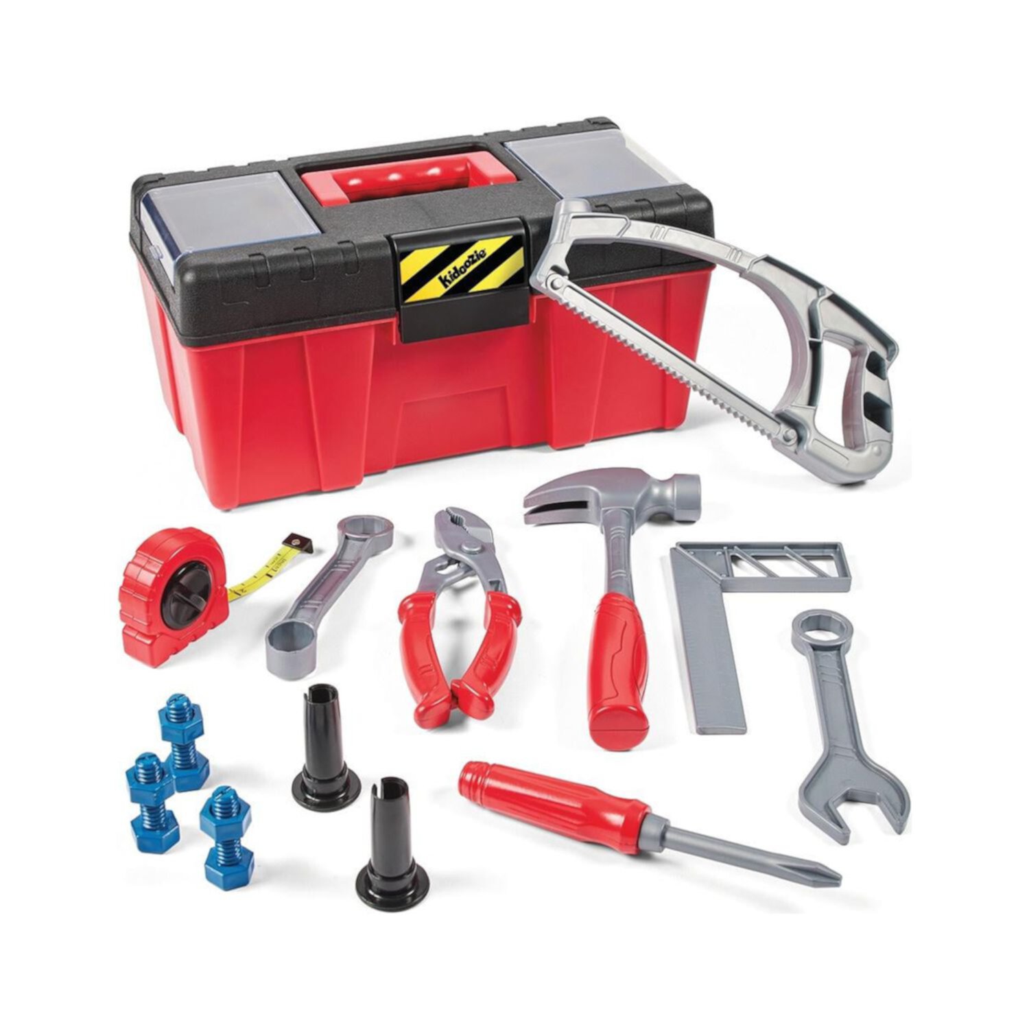 Kidoozie My First Toolbox - Build, Imagine & Learn with 19 Tools - The Perfect Pretend Play Set for Ages 3+ Kidoozie