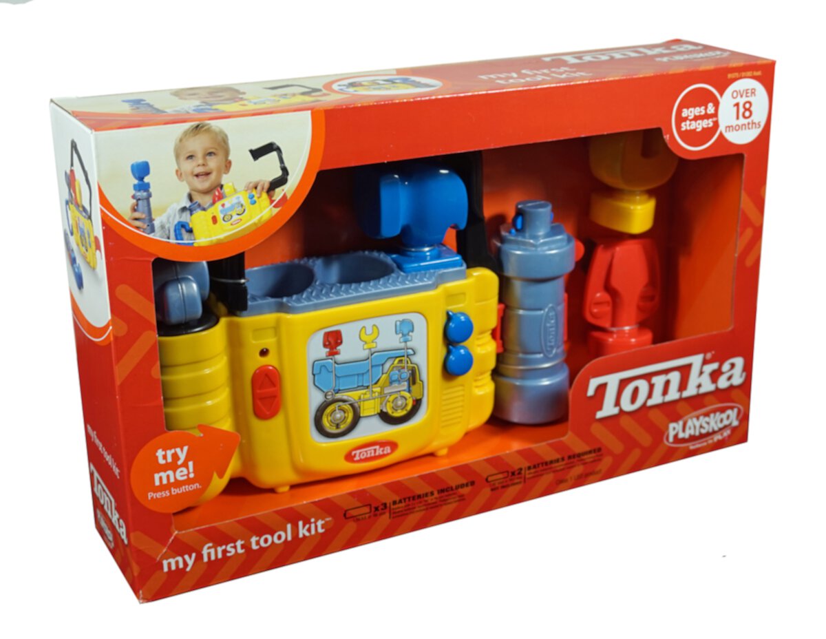 Tonka Playskool My First Tool Kit - Inlcludes Tool Case & Tools Playskool