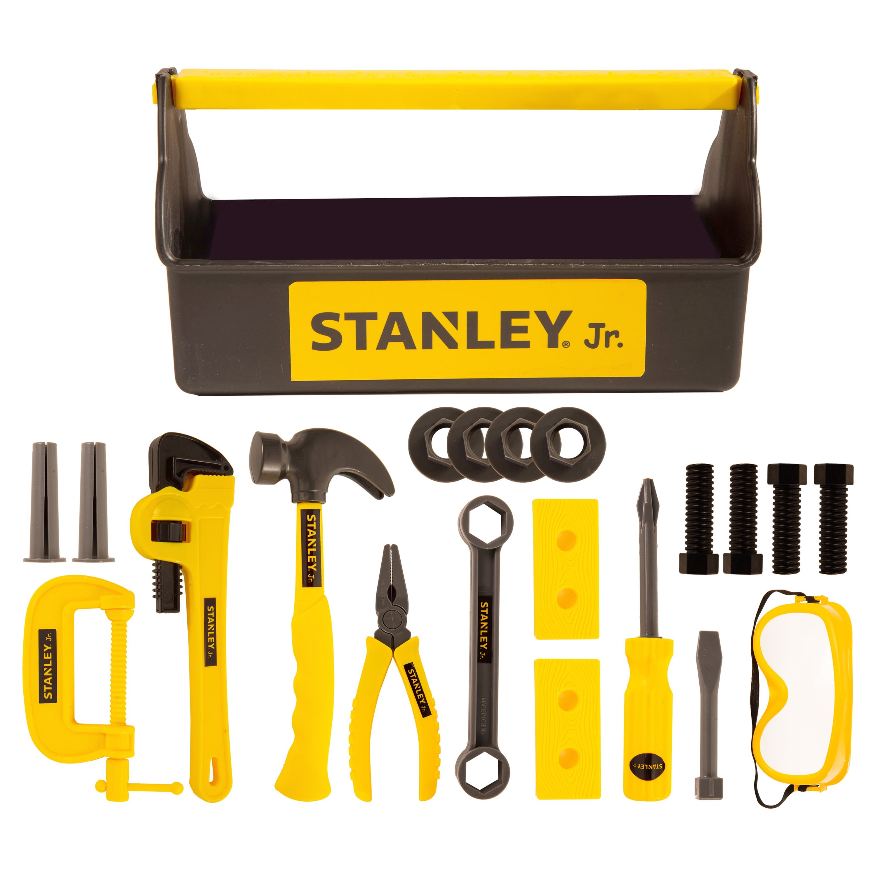 STANLEY Jr 5 Piece Tool Set and Toolbox For Kids STANLEY