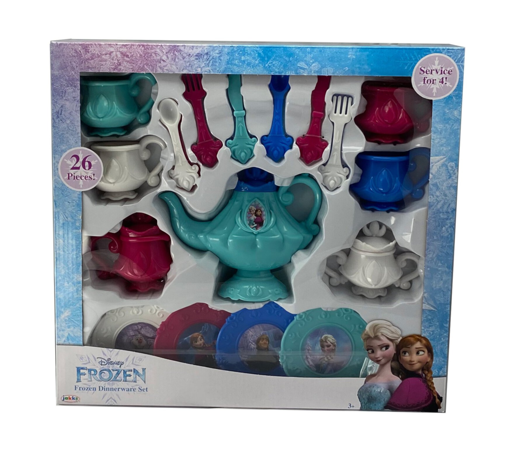 Disney Frozen 26 Piece Dinnerware Tea Set Disney