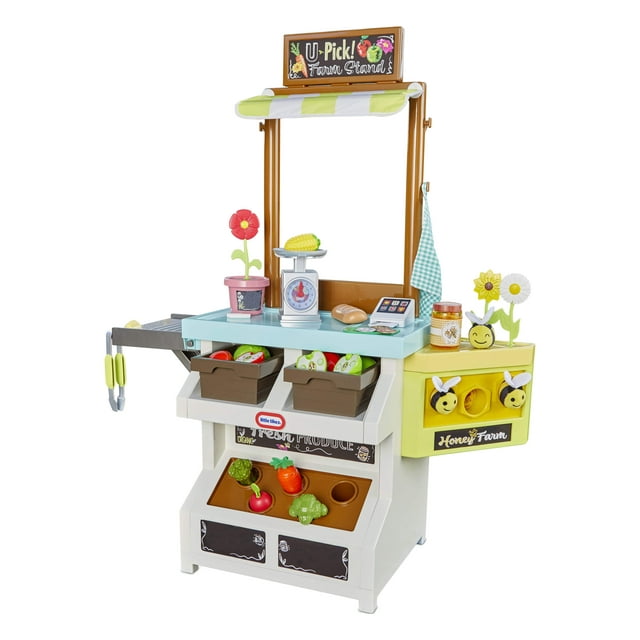 Little Tikes 3-in-1 Garden to Table Market Kitchen Playset, Multi-Color, for Ages 3+ Little Tikes