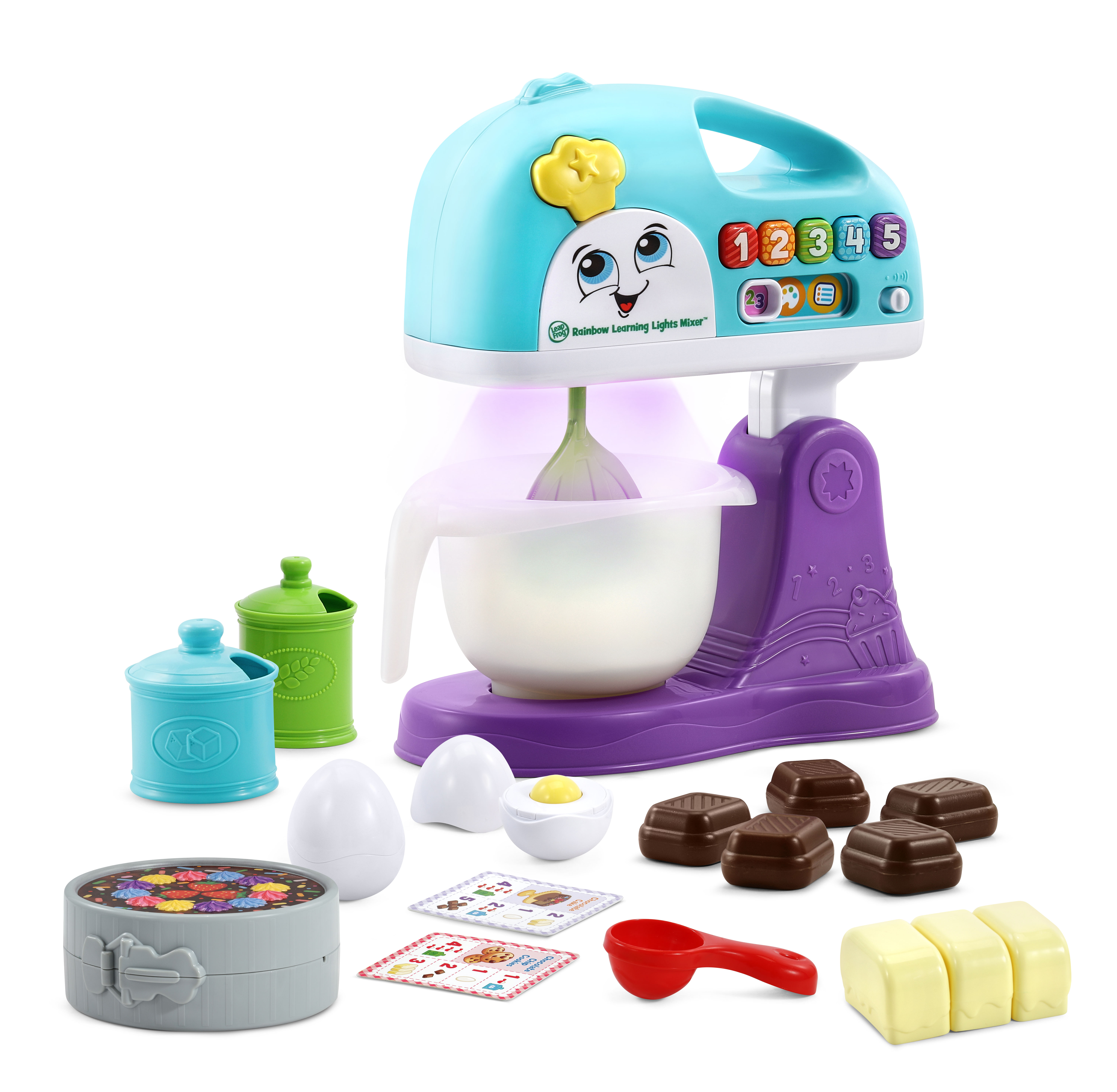 LeapFrog® Rainbow Learning Lights Mixer™ Stand Mixer Toy for Toddlers LeapFrog