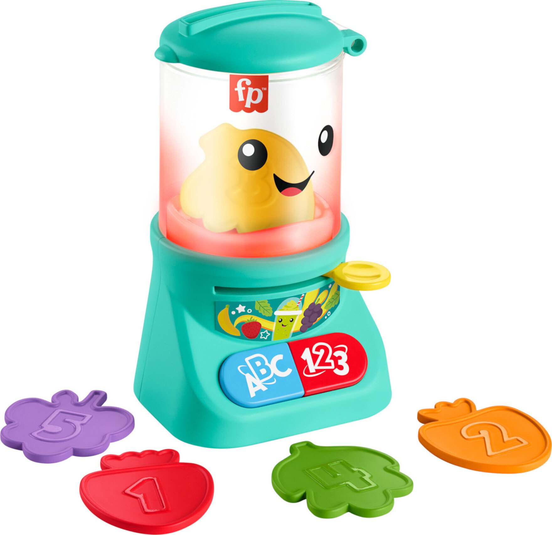 Fisher-Price Laugh & Learn Counting & Colors Smoothie Maker Musical Toy Blender for Infants Fisher-Price