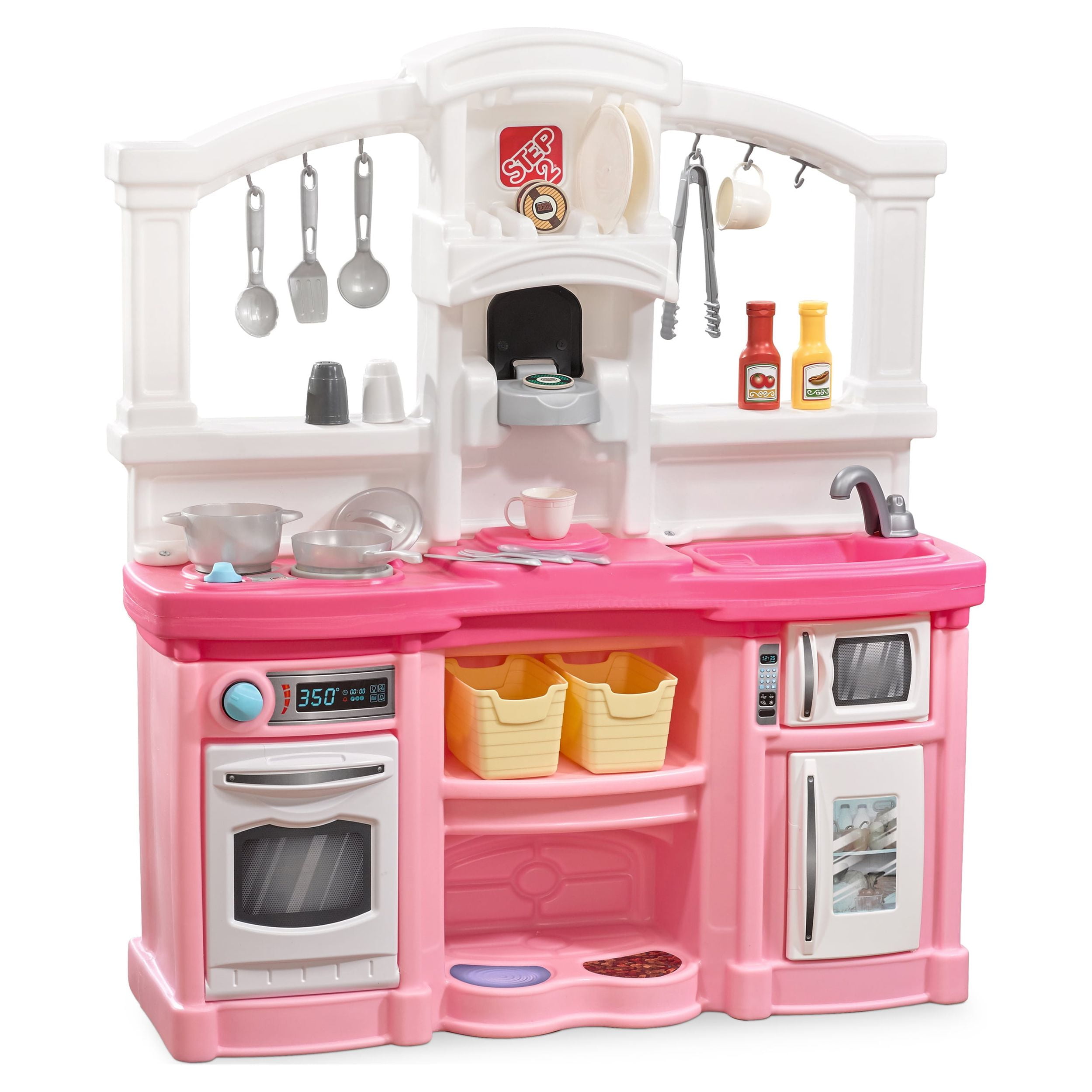 Step2 Fun with Friends Pink Toddler Kitchen Play Set Step2