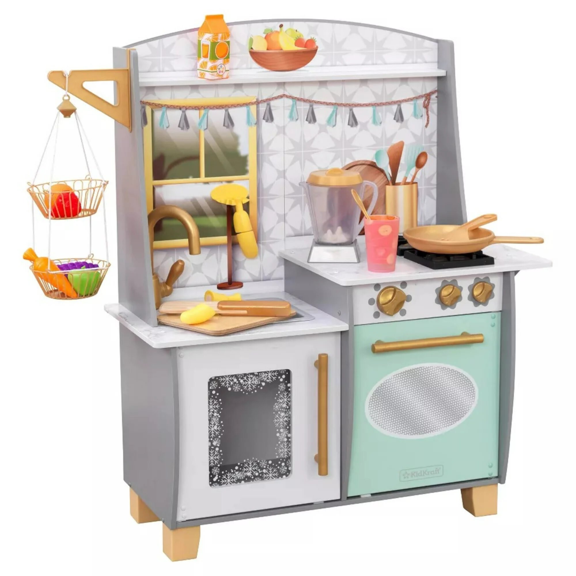 KidKraft Smoothie Fun Wooden Play Kitchen with 22 Accessories KidKraft