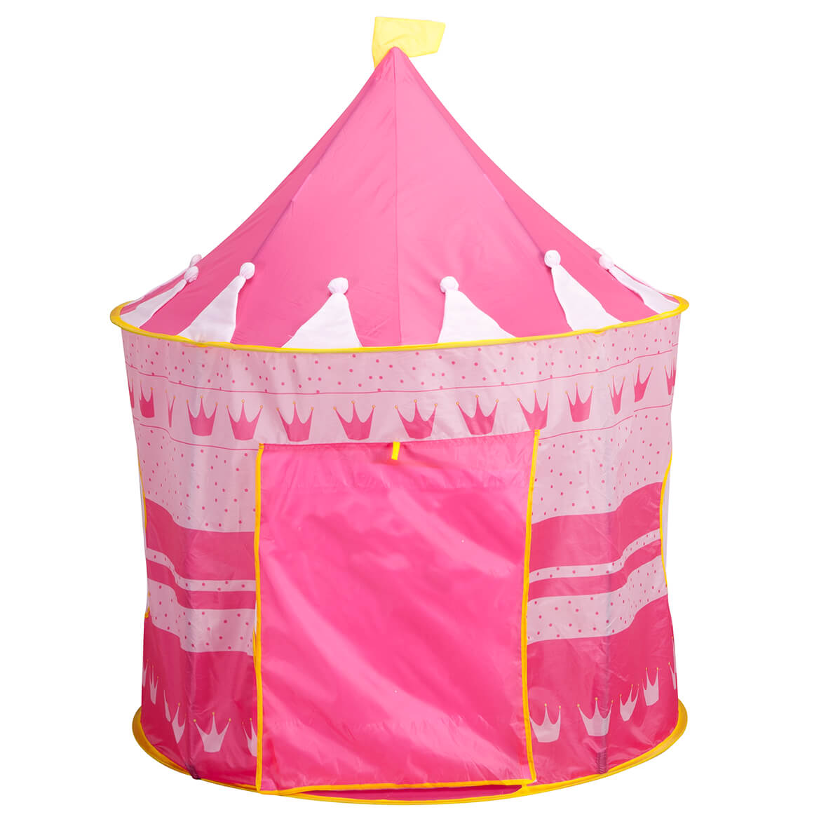 Kids Tent Toy Playhouse, Foldable Castle Tent with Carrying Case, Pink Princess Fox Valley Traders