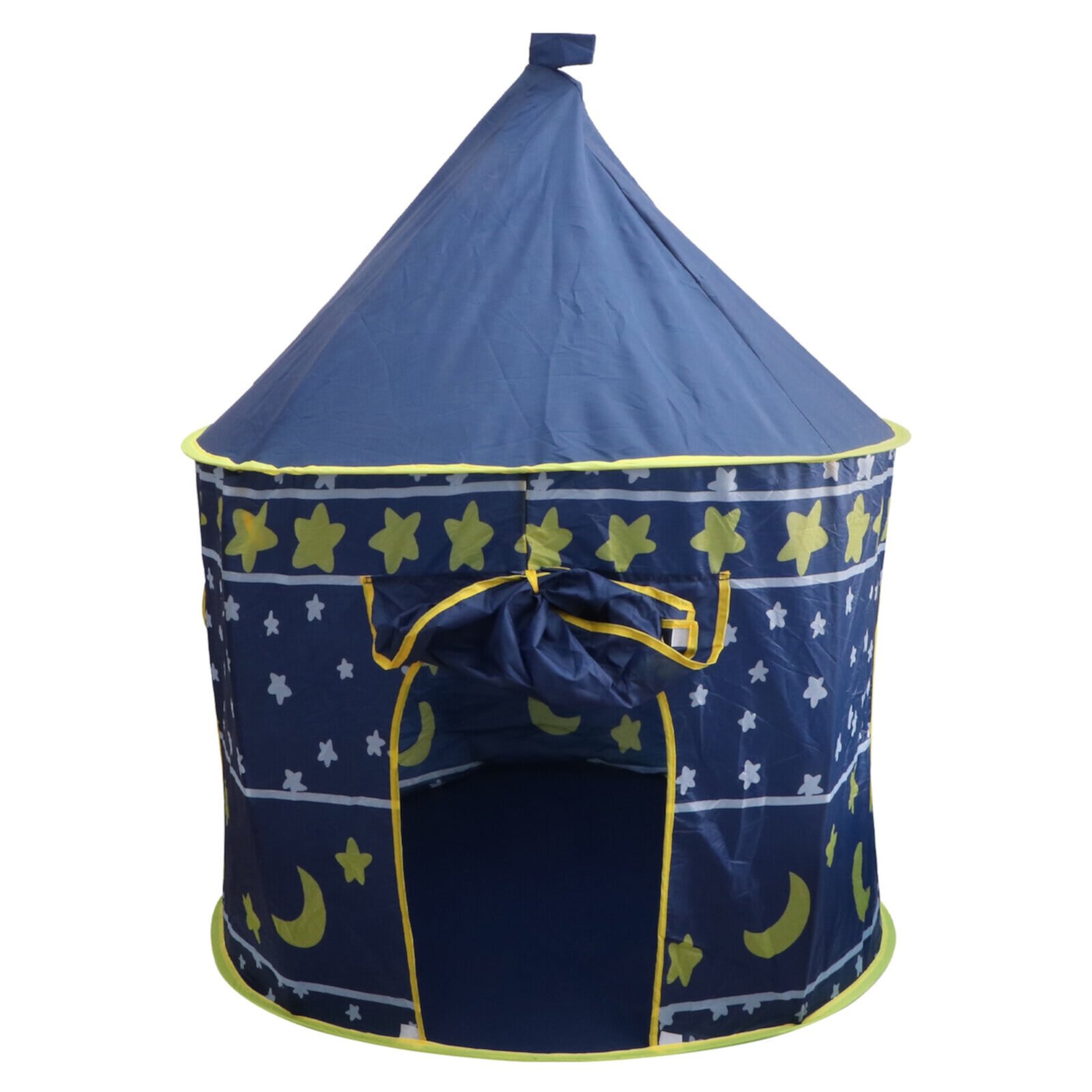 Baby Yurt Moon Star Pattern Tent Foldable Game House Kids Playhouse for Outdoors Eease