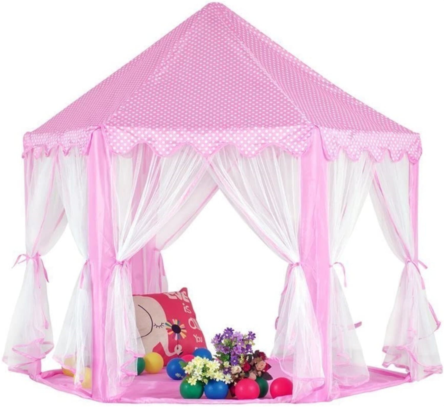 Cozyroom Princess Tent Girls for Children Indoor and Outdoor Games Green 55'' x 53'' (DxH) Cozy.room