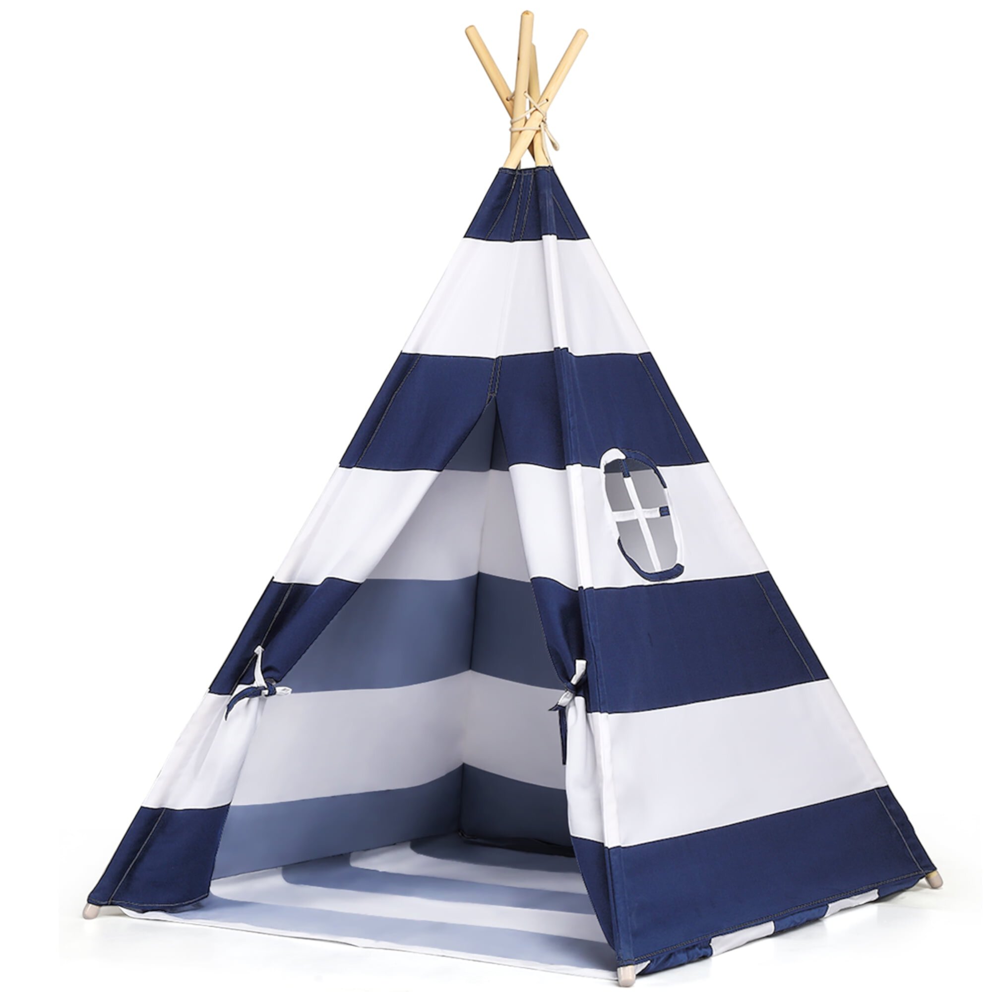 Gymax Portable Play Tent Teepee Children Playhouse Sleeping Dome w/Carry Bag GYMAX