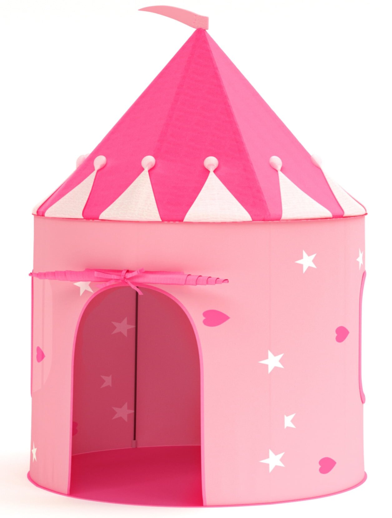 XJD Princess Castle Play Kids Tent for Girls Toddlers Portable Pop Up Play Teepee Indoor and Outdoor Playhouse Gift for Kids Girls Toys Birthday Gifts, Pink XJD