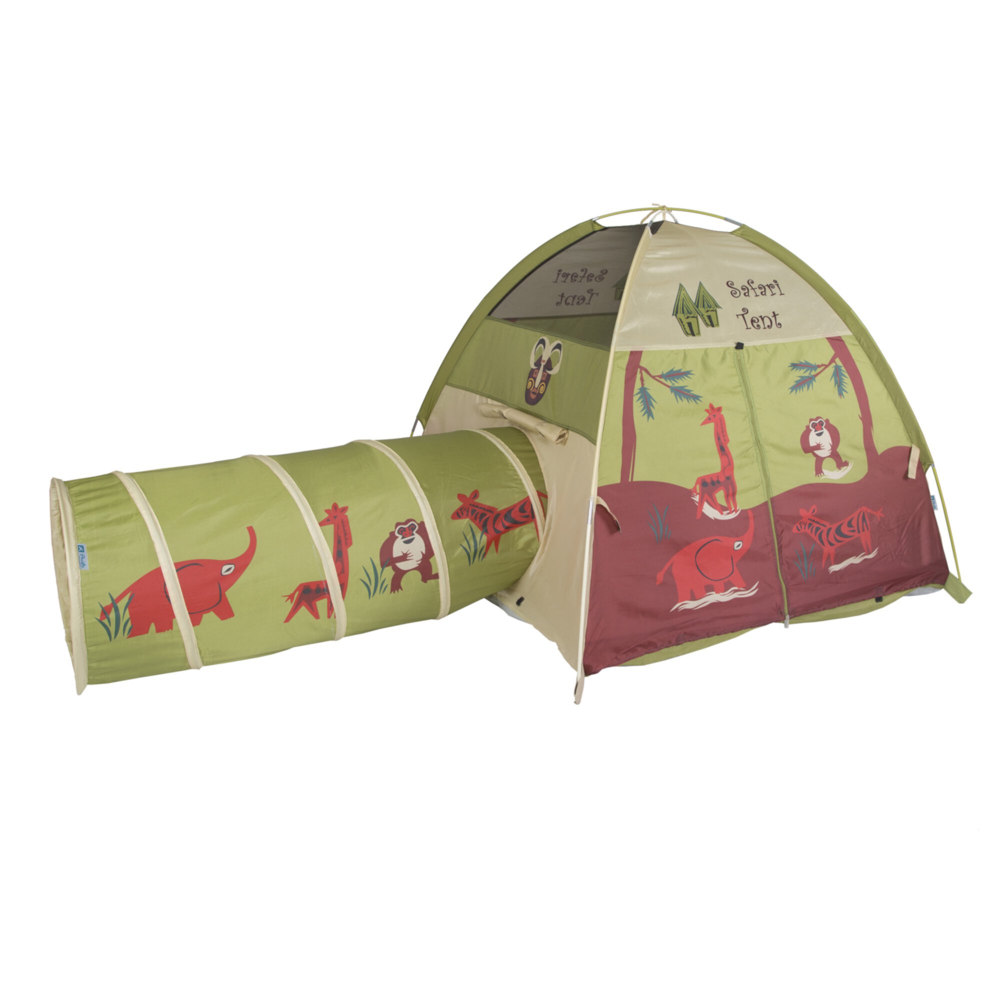 Pacific Play Tents Jungle Safari Tent and Tunnel Combo Pacific Play Tents