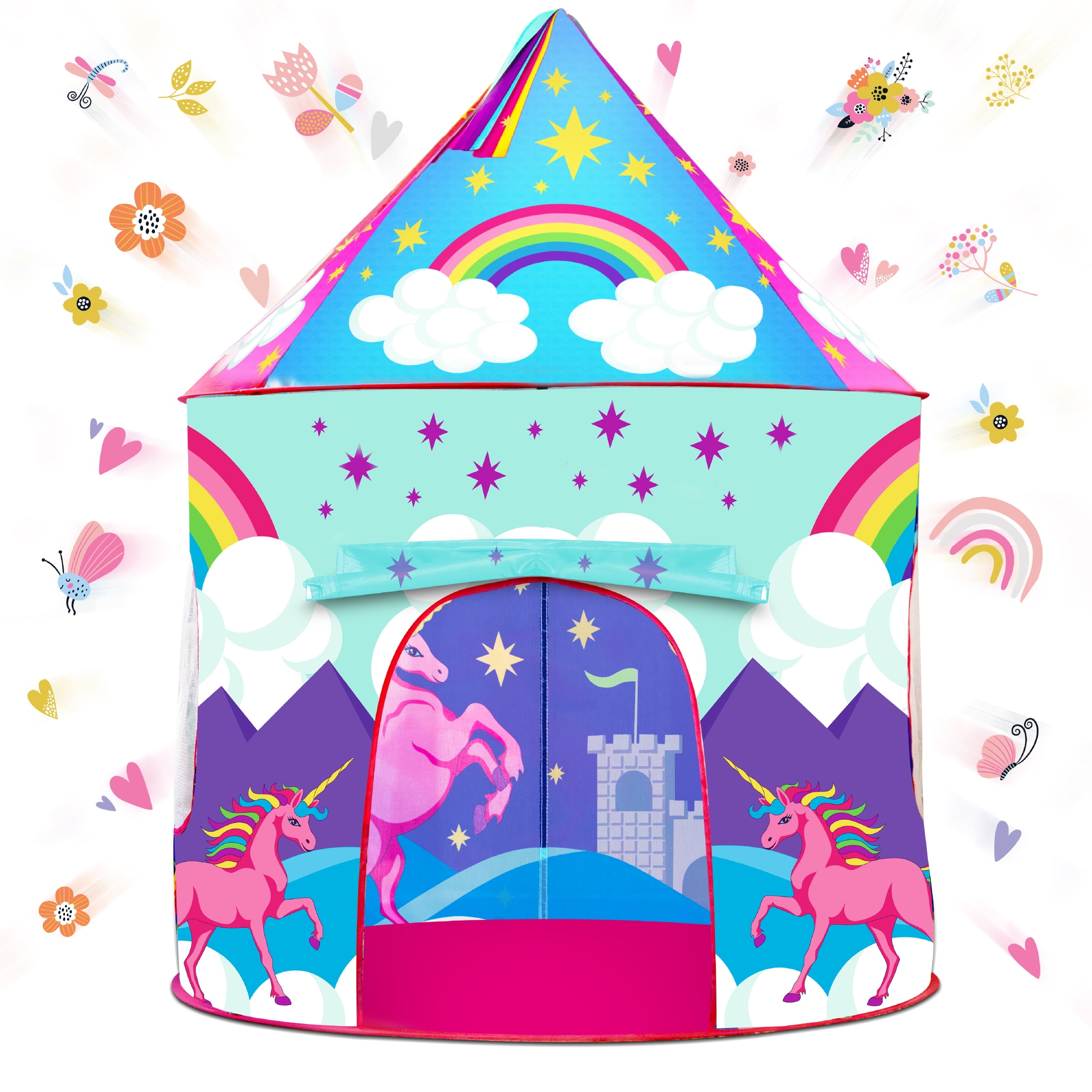 USA Toyz Unicorn Child Cloth Play Tent for Indoor and Outdoor (Unisex) USA Toyz