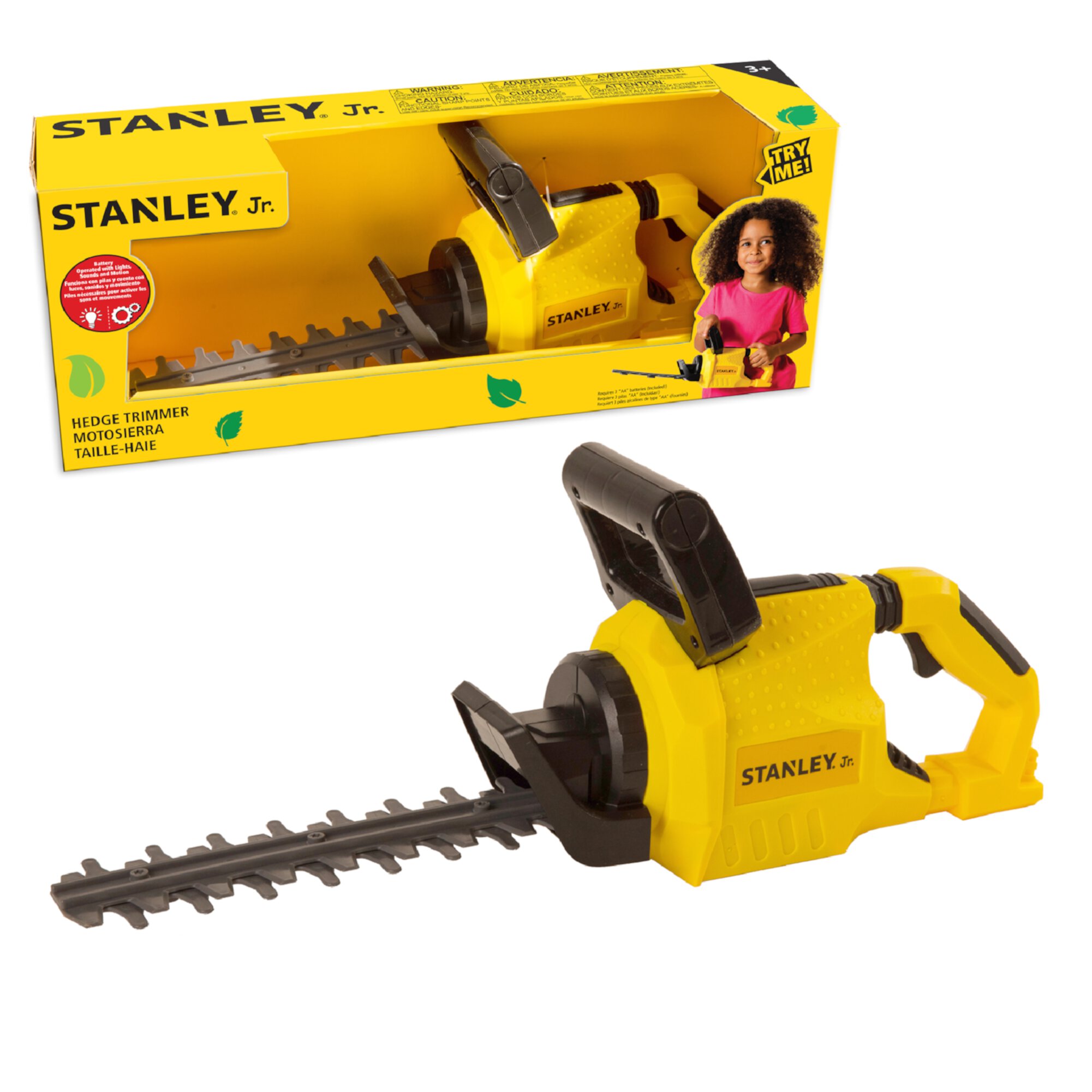 Stanley Jr. Kids Pretend Play Battery Operated Hedge Trimmer STANLEY