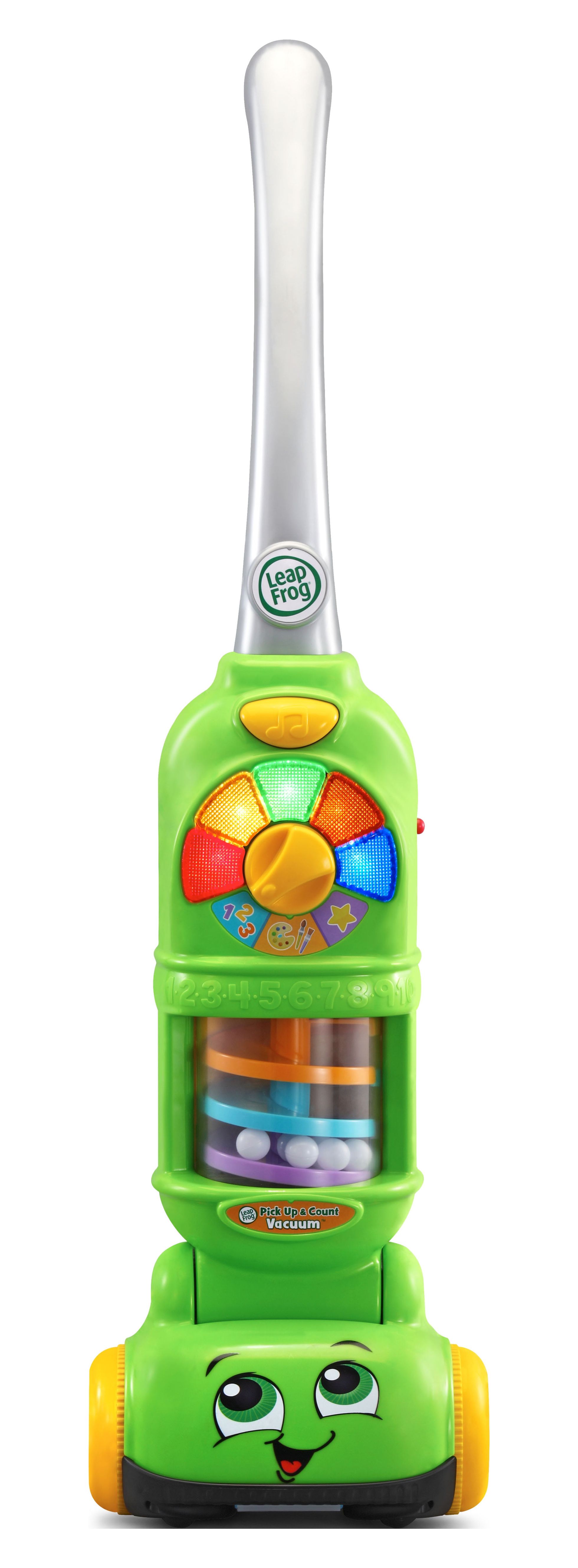 LeapFrog® Pick Up & Count Vacuum™, Unisex Toy with 10 Colorful Play Pieces LeapFrog