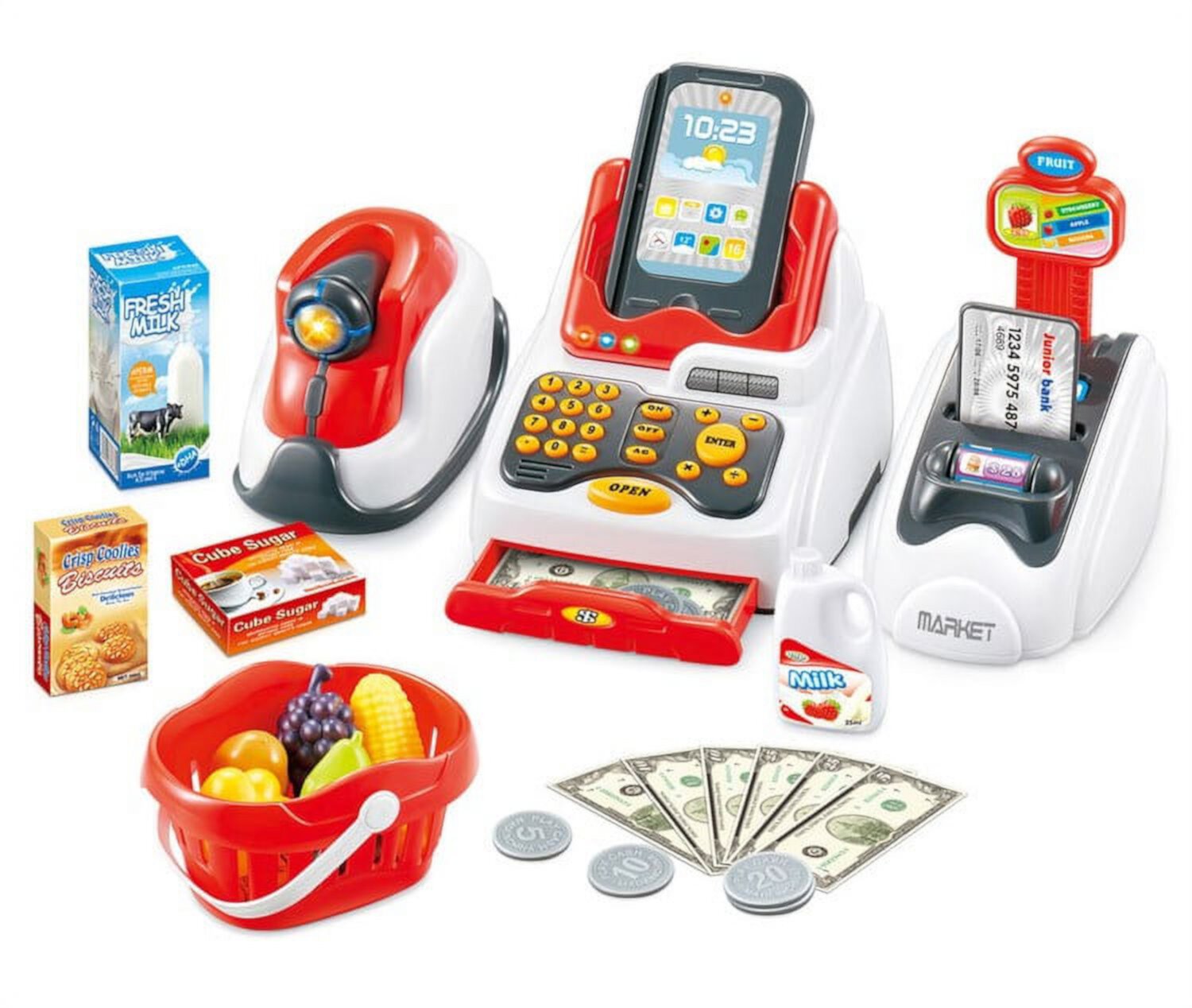 Cash Register Toys for Kids - Preschool Learning Toy for Toddler Girls Boys Age +3 by Mundo Toys Mundo Toys