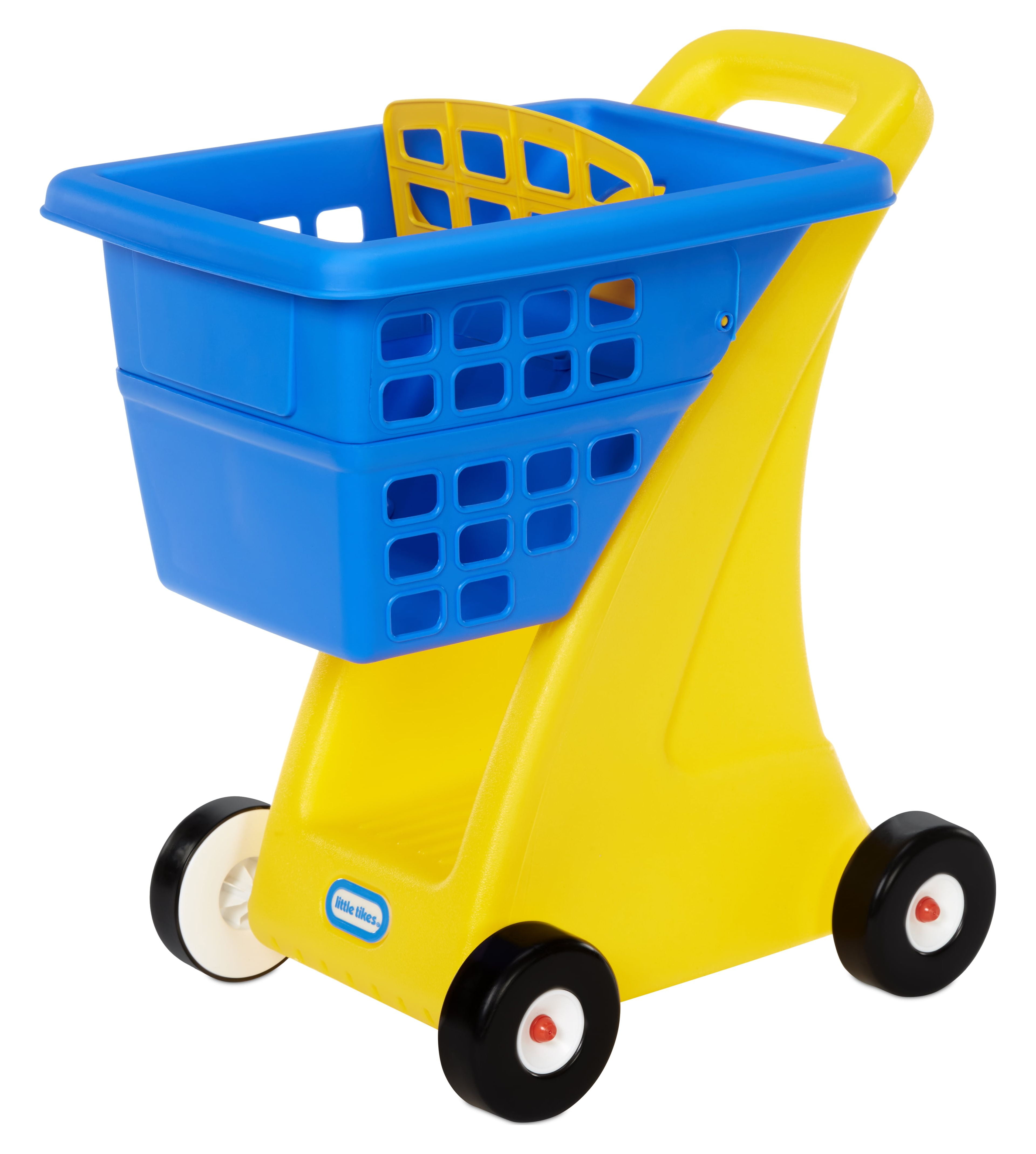 Little Tikes Shopping Cart-Yellow & Blue Little Tikes