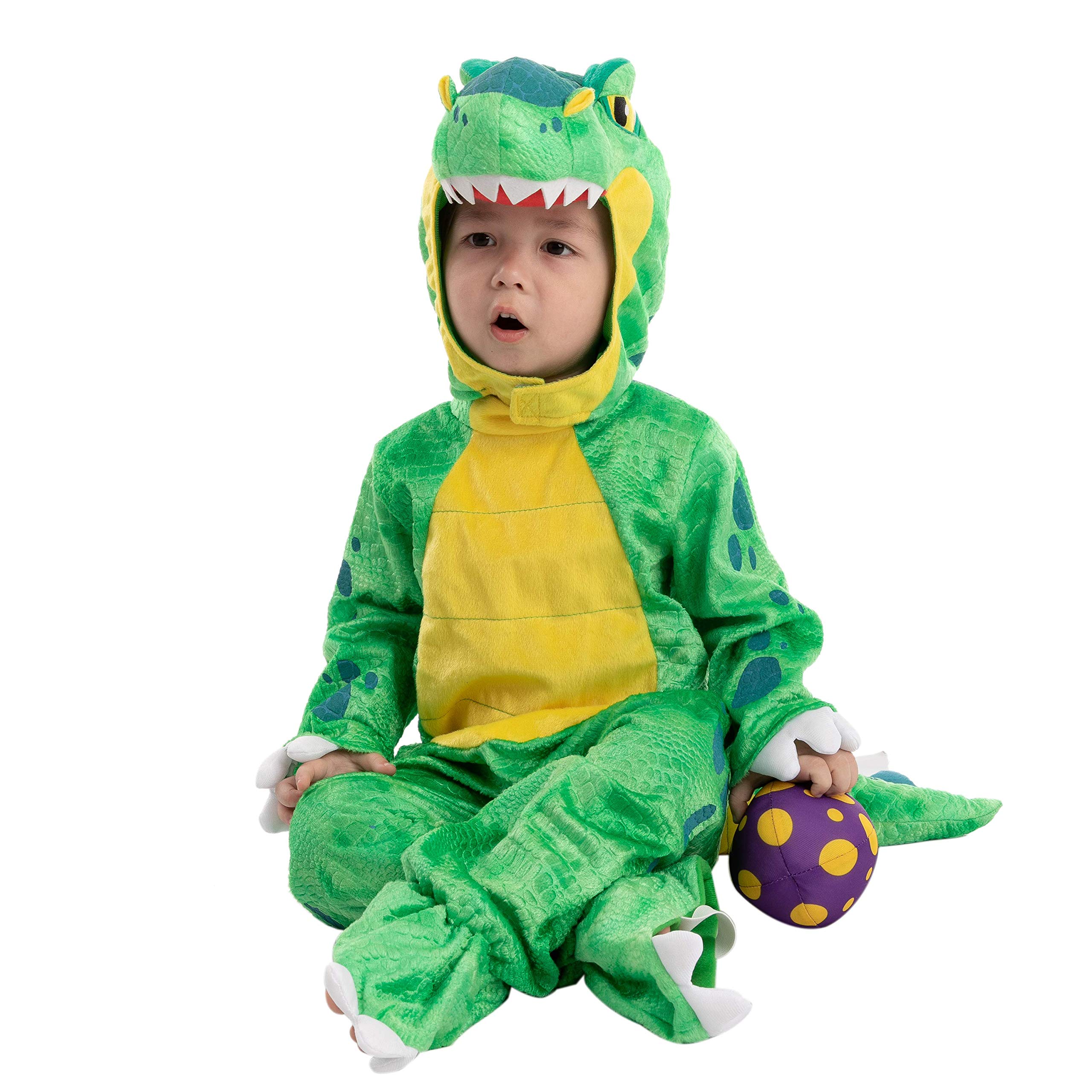 JOYIN T-Rex Costume for Baby, Dinosaur Costumes Jumpsuit w/Egg Toys for Toddler and Kids Halloween Party Dress-up 2 5 7 Years JOYIN