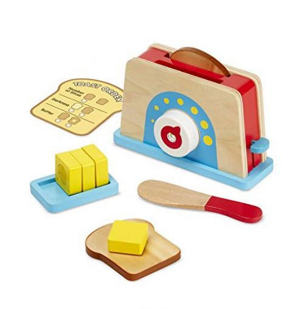 Melissa & Doug Bread and Butter Toast Set with Slice and Sort Egg Set - Wooden Melissa & Doug