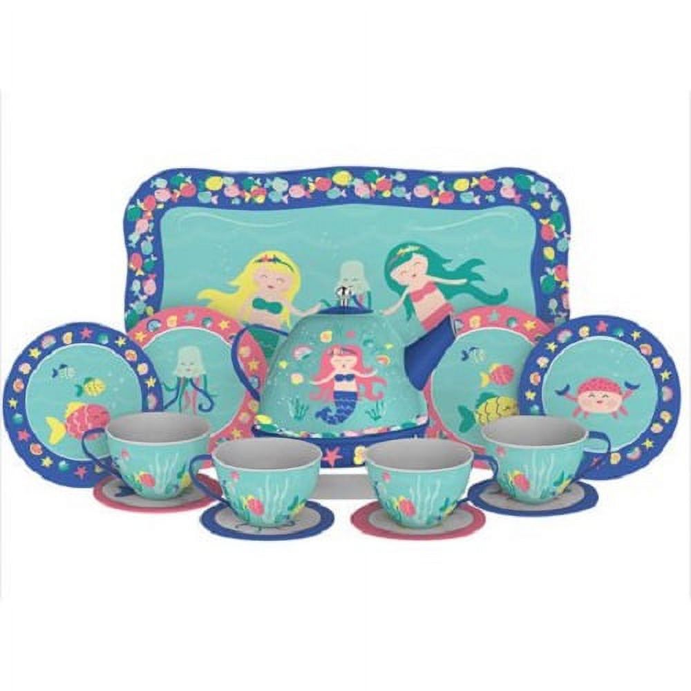 Schylling Mermaid Tin Tea Set Schylling