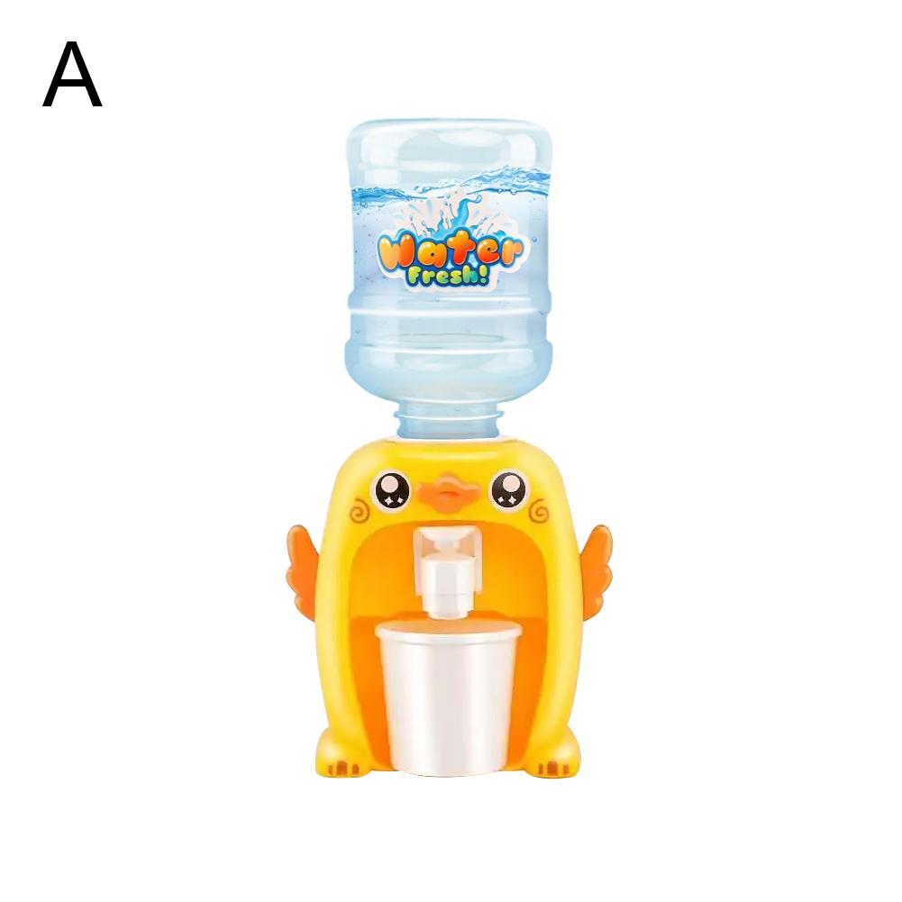 Children's mini water dispenser toy fun little yellow duck E2Z6 VOPPV