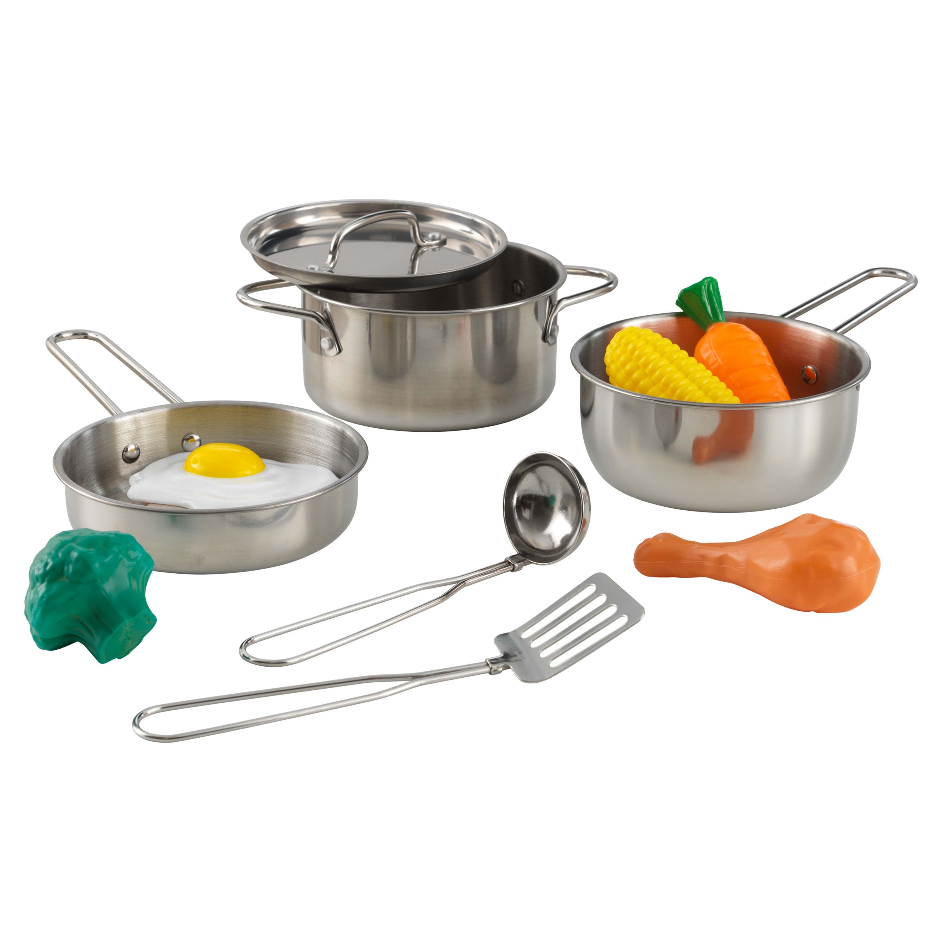 KidKraft Deluxe Cookware Set with Food KidKraft