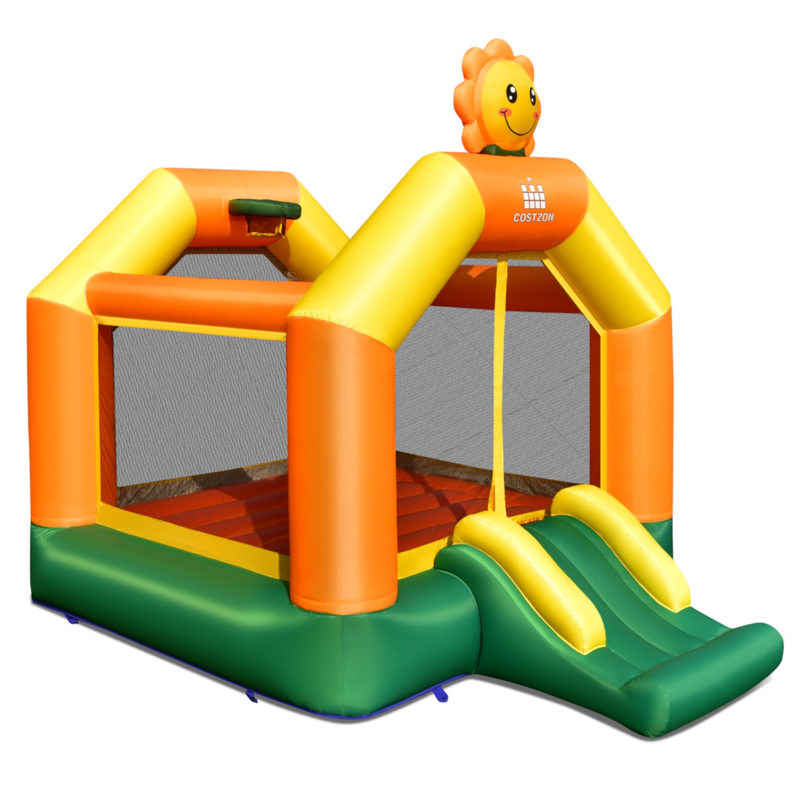 Infans Inflatable Bounce Castle Jumping House Kids Playhouse w/ Slide Blower Excluded INFANS