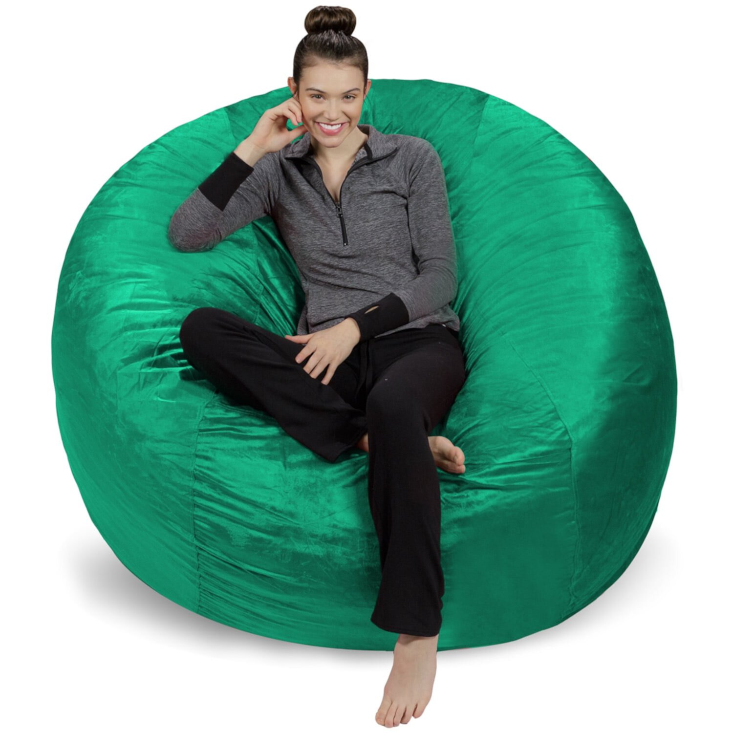 Sofa Sack Giant Microsuede Bean Bag Chair, Kids, Adults, 6ft, Magenta Sofa Sack