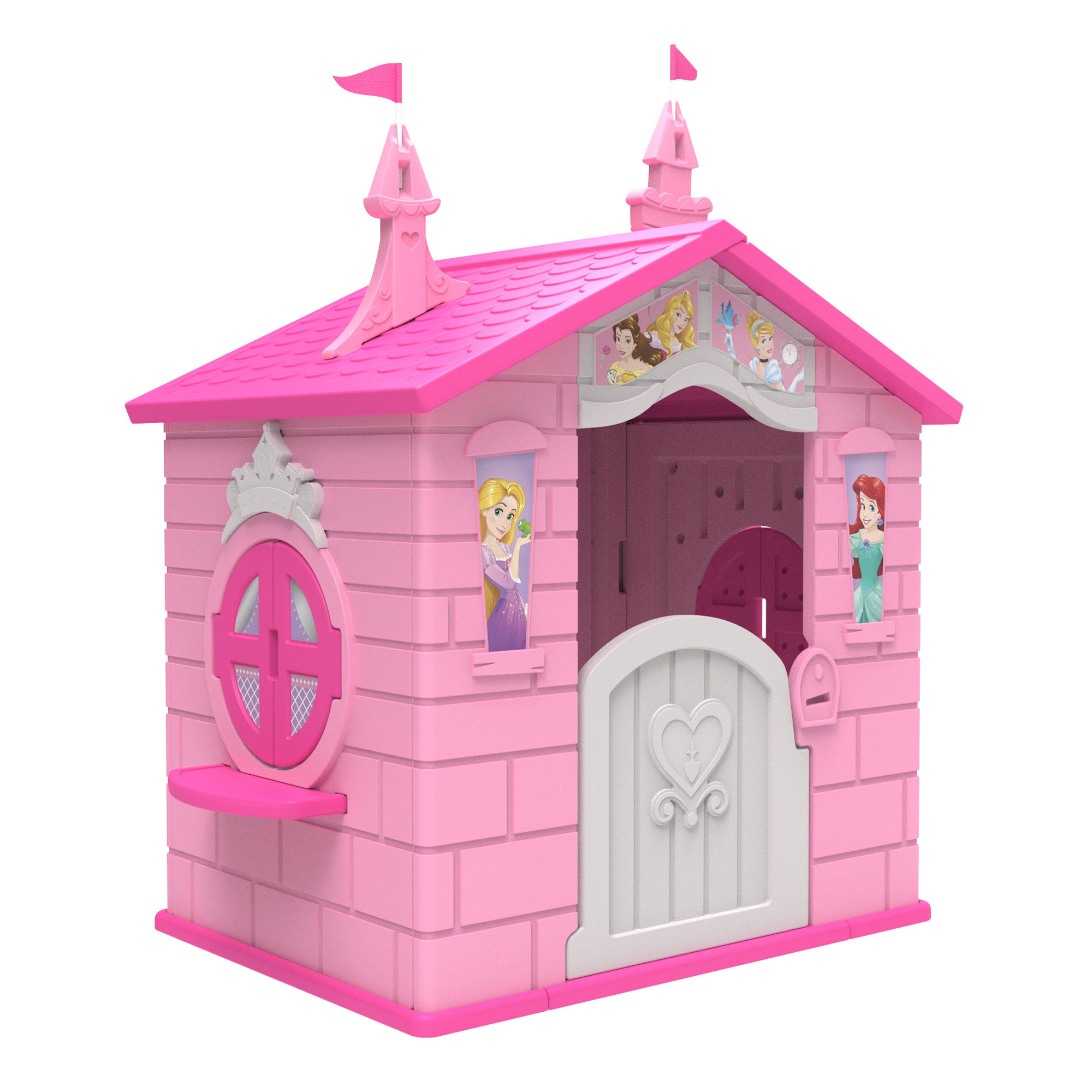 Disney Princess Plastic Indoor,Outdoor Playhouse with Easy Assembly Delta Children