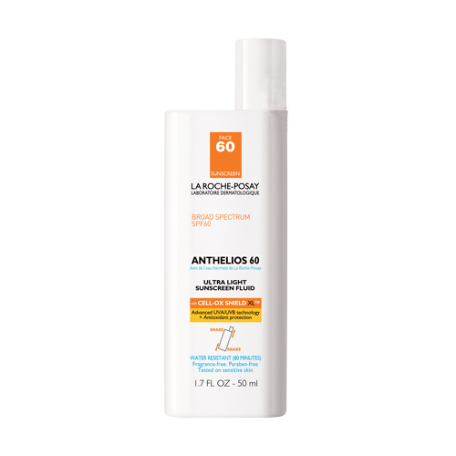 La Roche Posay Anthelios Sunscreen, Ultra-Light Fluid Face Sunscreen - SPF 60 - 1.7 fl oz​​ La Roche-Posay