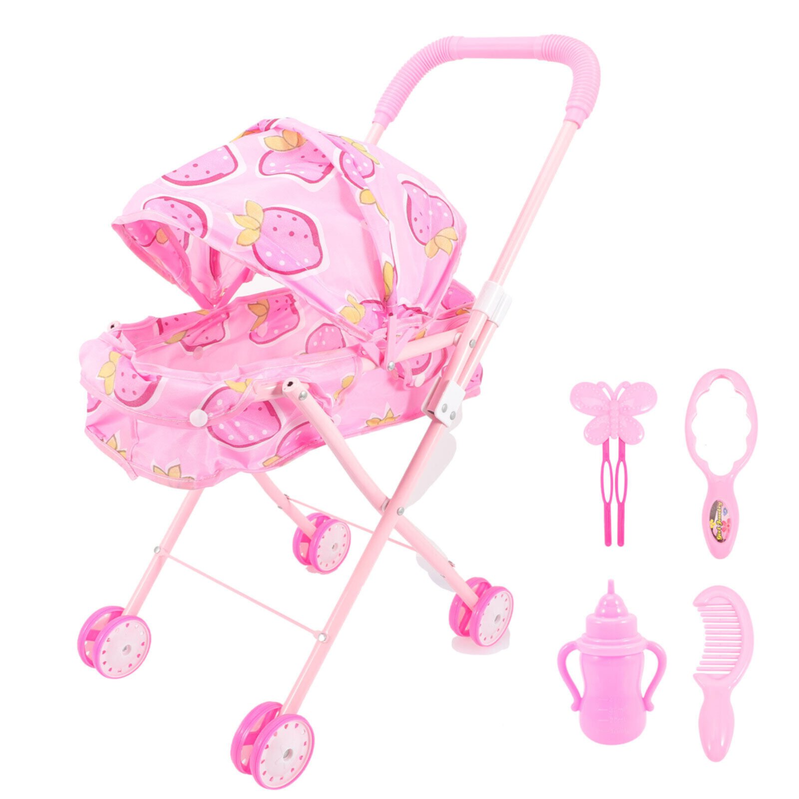 Homemaxs Dolls Stroller Model Baby Stroller Toy Simulation Stroller Toy Toddler Pretend Play Toy Homemaxs