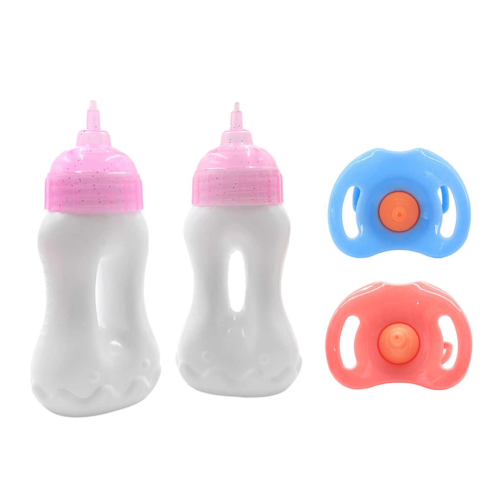 4 pcs U-shaped Magic Baby Doll Dottles and Pacifier Kids Toys Cosdoll