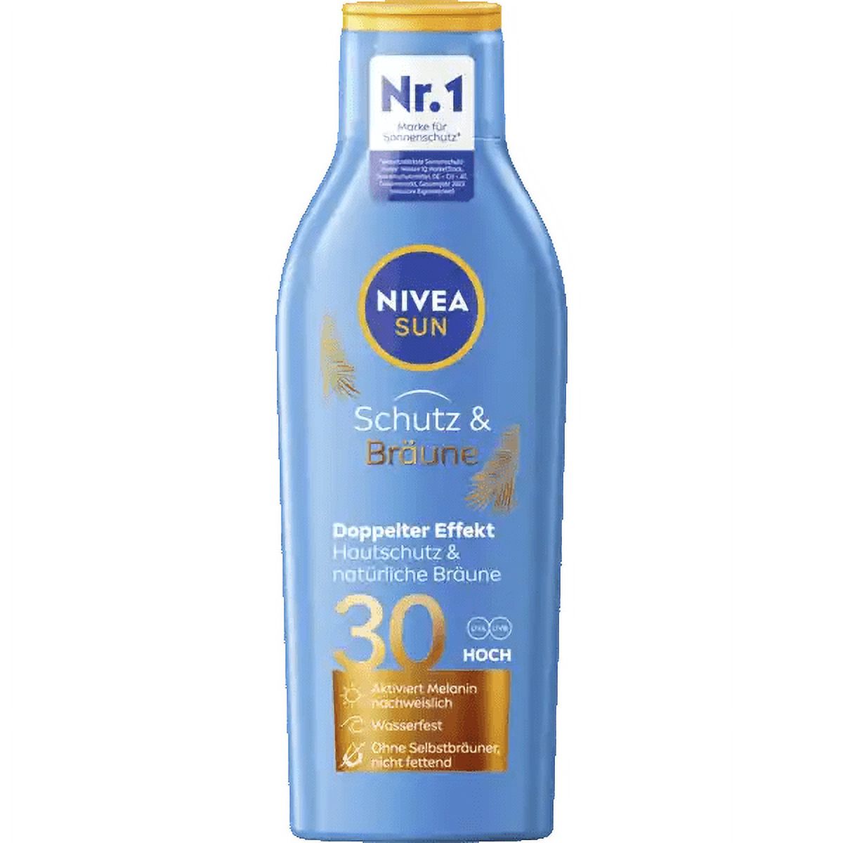 Nivea Sun sunscreen BRONZE & PROTECT lotion SPF 30 200ml/6.76 fl oz Nivea