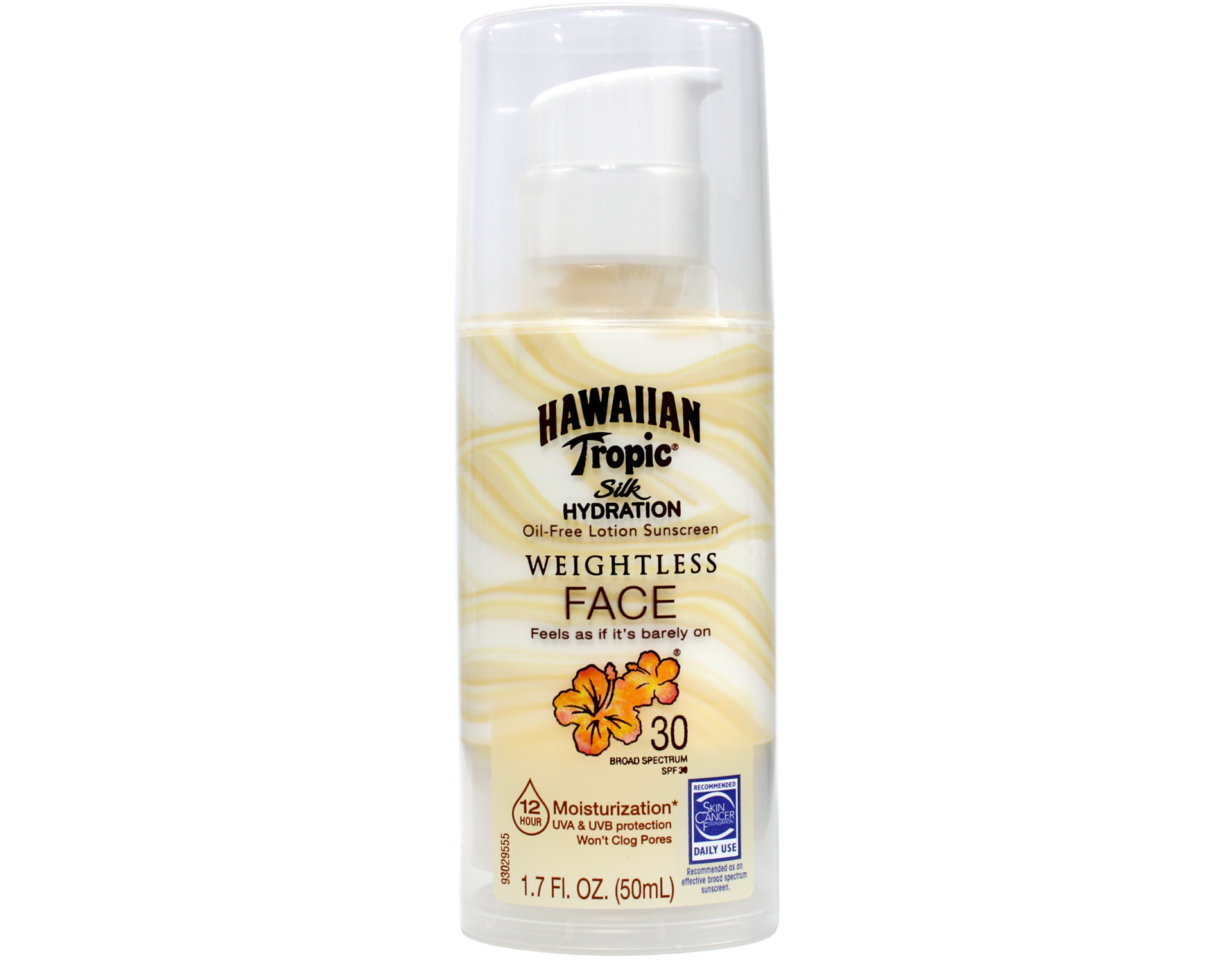 Hawaiian Tropic Silk Hydration Weightless Face Oil-Free Lotion Sunscreen SPF 30 1.7 fl oz Visit the Hawaiian Tropic Store