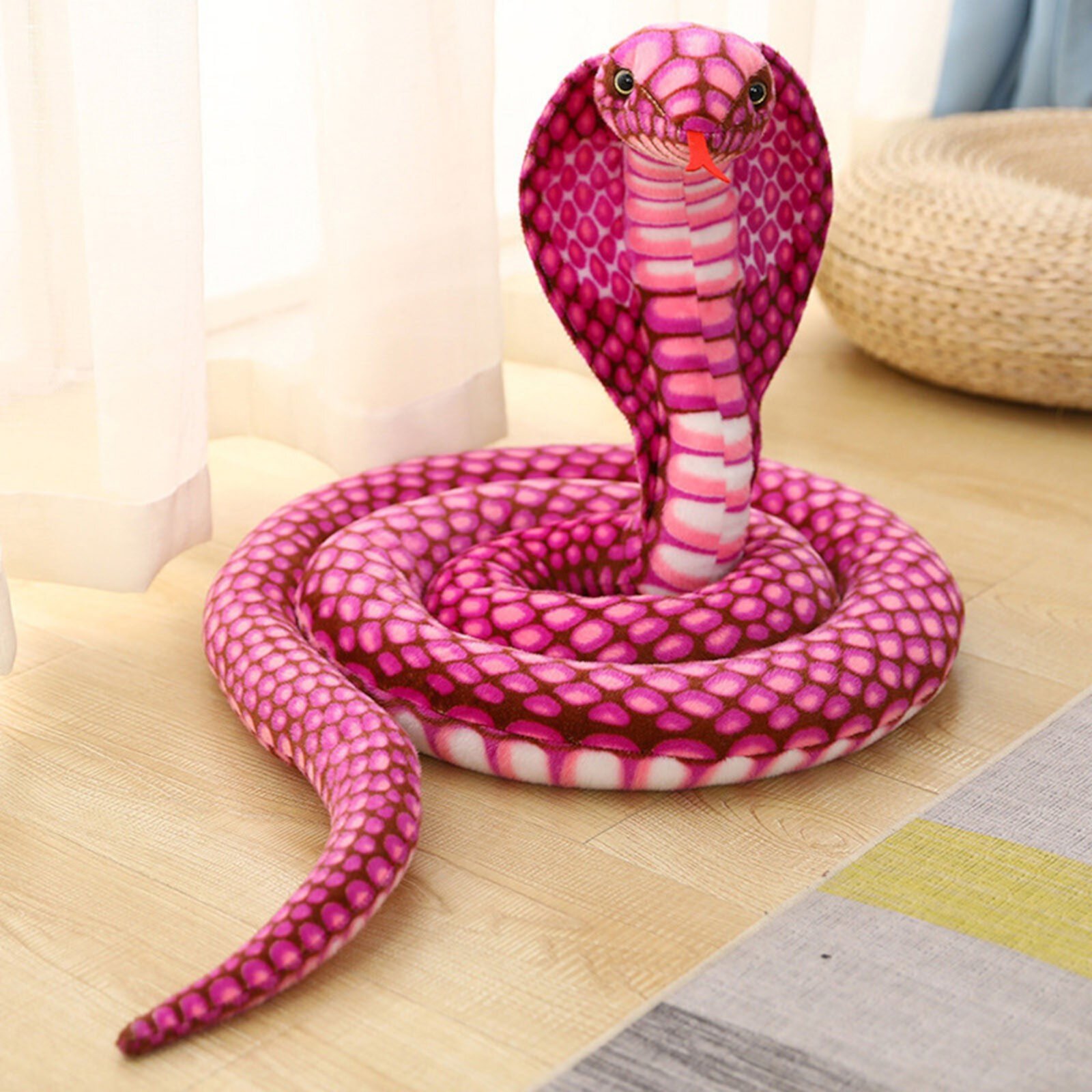 saidjrlf 31.5Inch Large Snake Cuddly Toy Giant Stuffed Toy Cuddly Snake Plush Toy Ideal For Comfort Cuddling Sleep Aid,Soft Plush Toy, Snake Stuffed Animal, Large Stuffed Animal Toy,Gift for Kids Saidjrlf