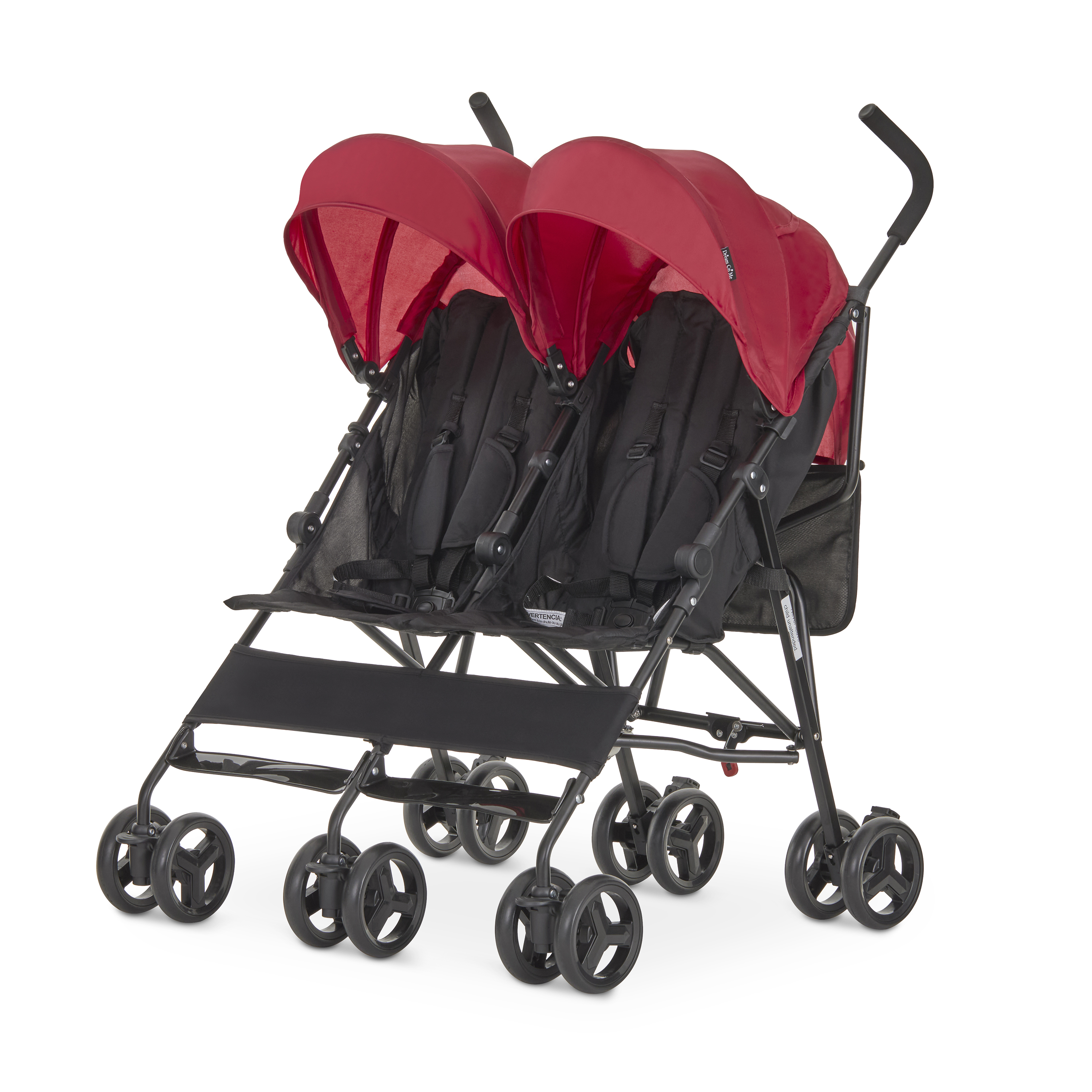 Dream On Me Twin Venture Umbrella Stroller, Red Dream On Me