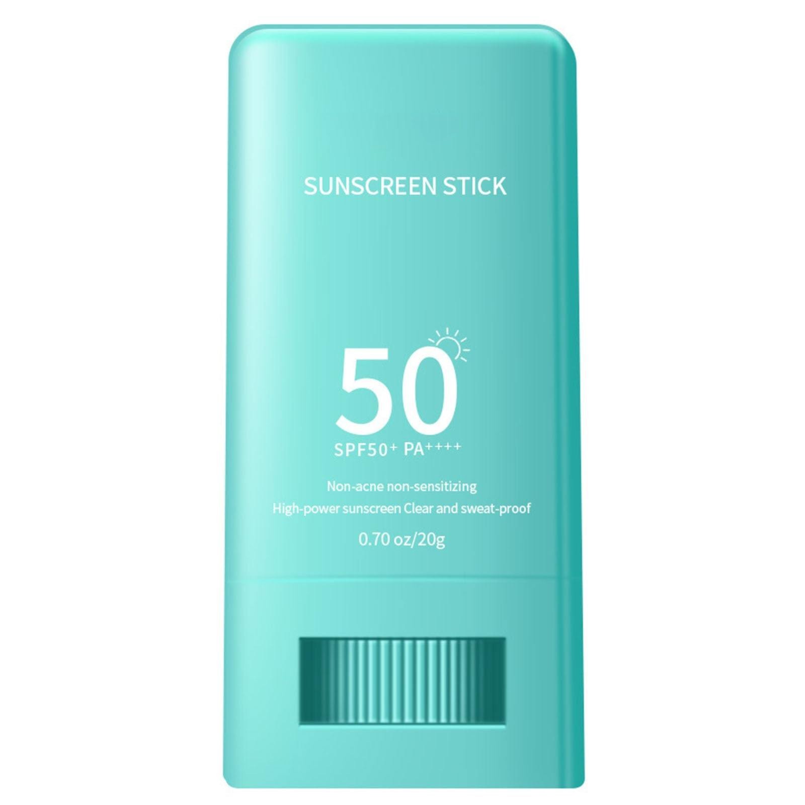 Sunscreen for Face Moisturizing Sun Stick SPF 50+ PA+++ Stick Lightweight Oil Formula Soothing Skin Care Strong for All Skin Types 0.70oz Skin Care Clearance NRUDPQV