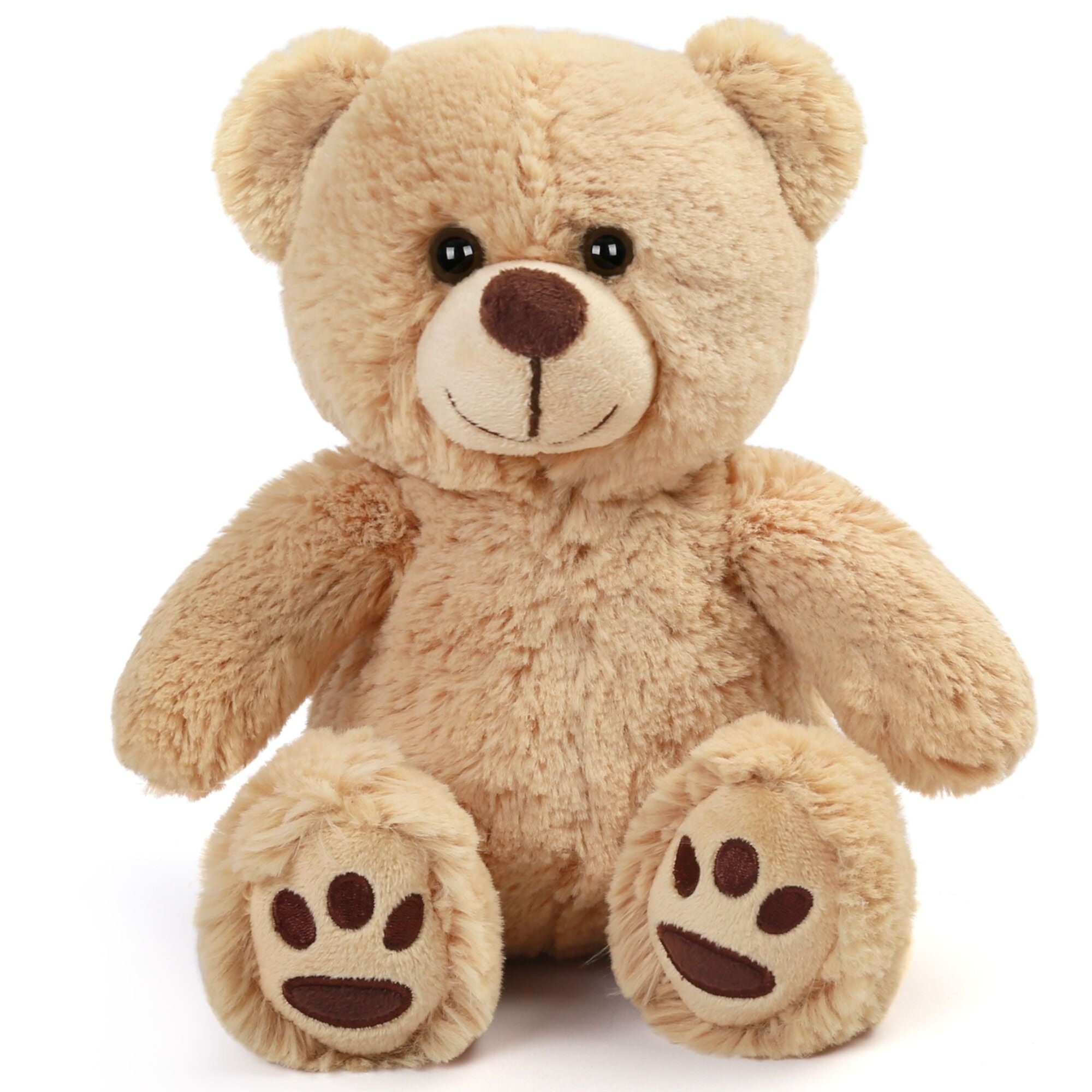 LotFancy 15" Teddy Bear Stuffed Animals, Soft Plush Bear with Footprints, Gifts for Kids Girls LotFancy