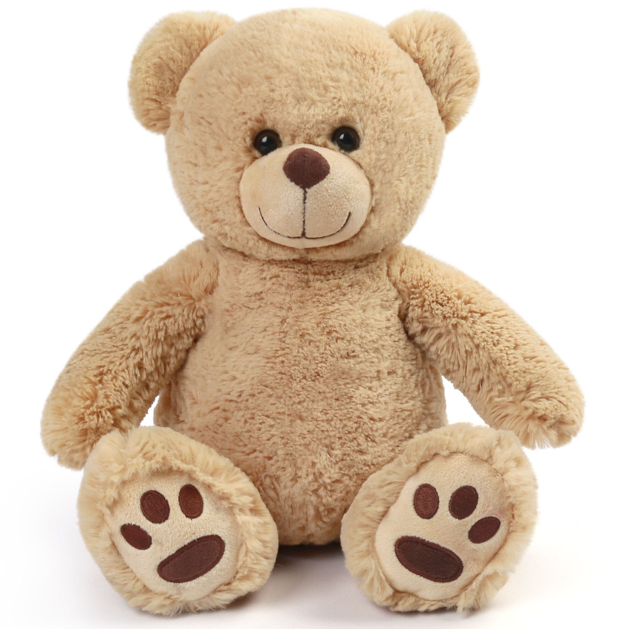 LotFancy Teddy Bear Stuffed Animals with Footprints, 12 in Cute Plush Bear Gifts for Kids, Girls LotFancy