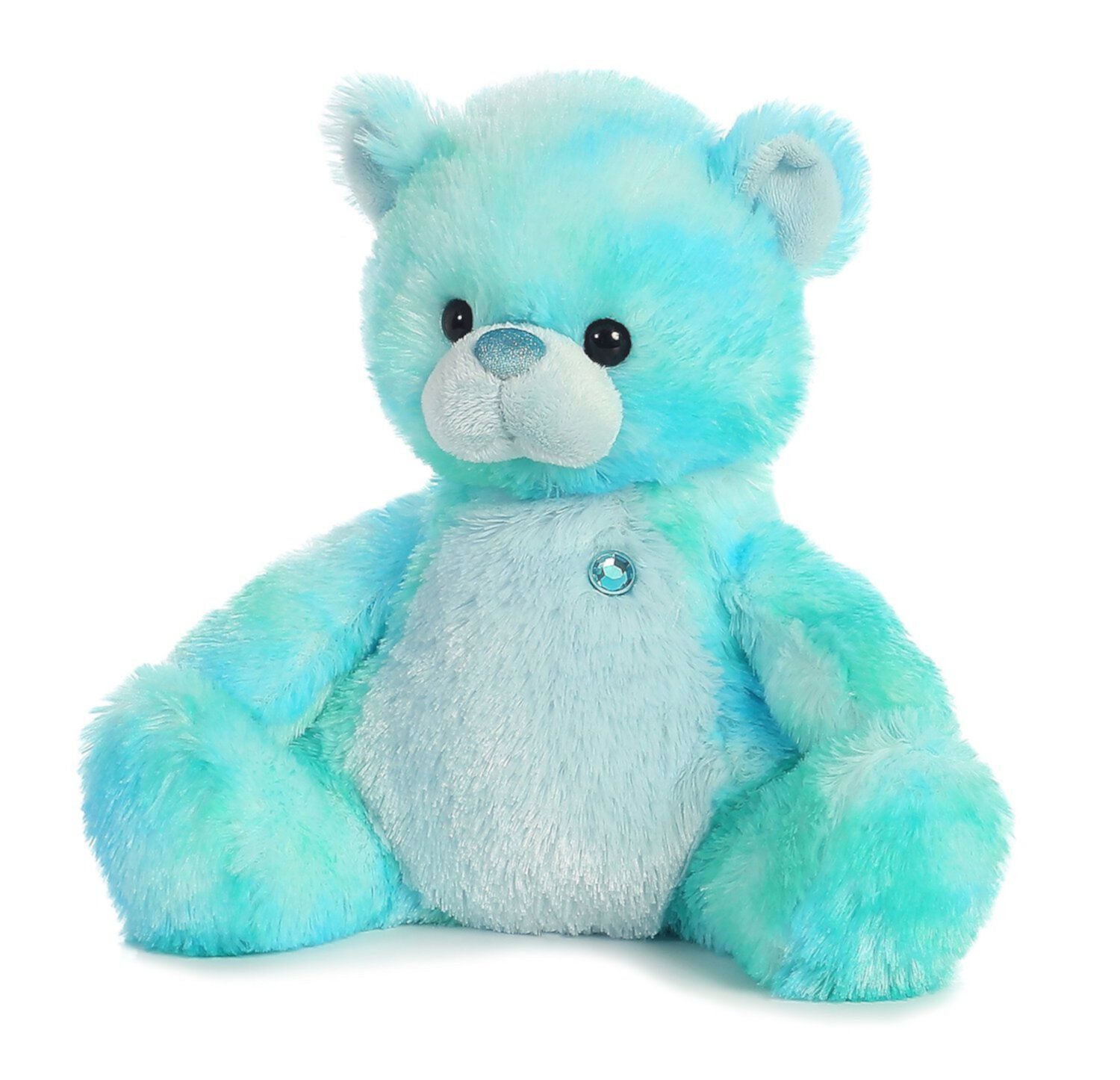 Blueberrydrop Medium 11 inch - Teddy Bear by Aurora Plush (01716) Aurora