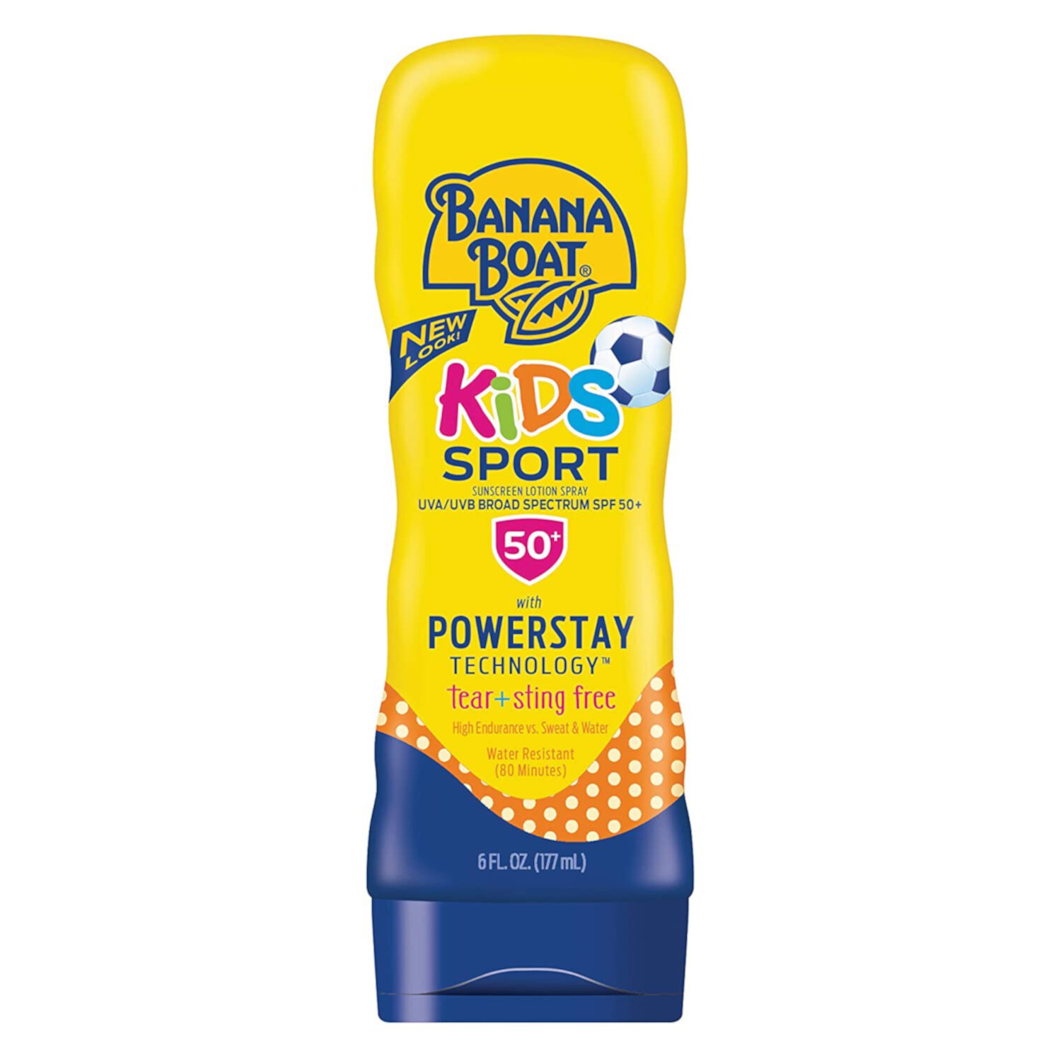 2 Pack Banana Boat Kids Sport Sunscreen Lotion SPF 50+ , 6 oz Each BANANA BOAT