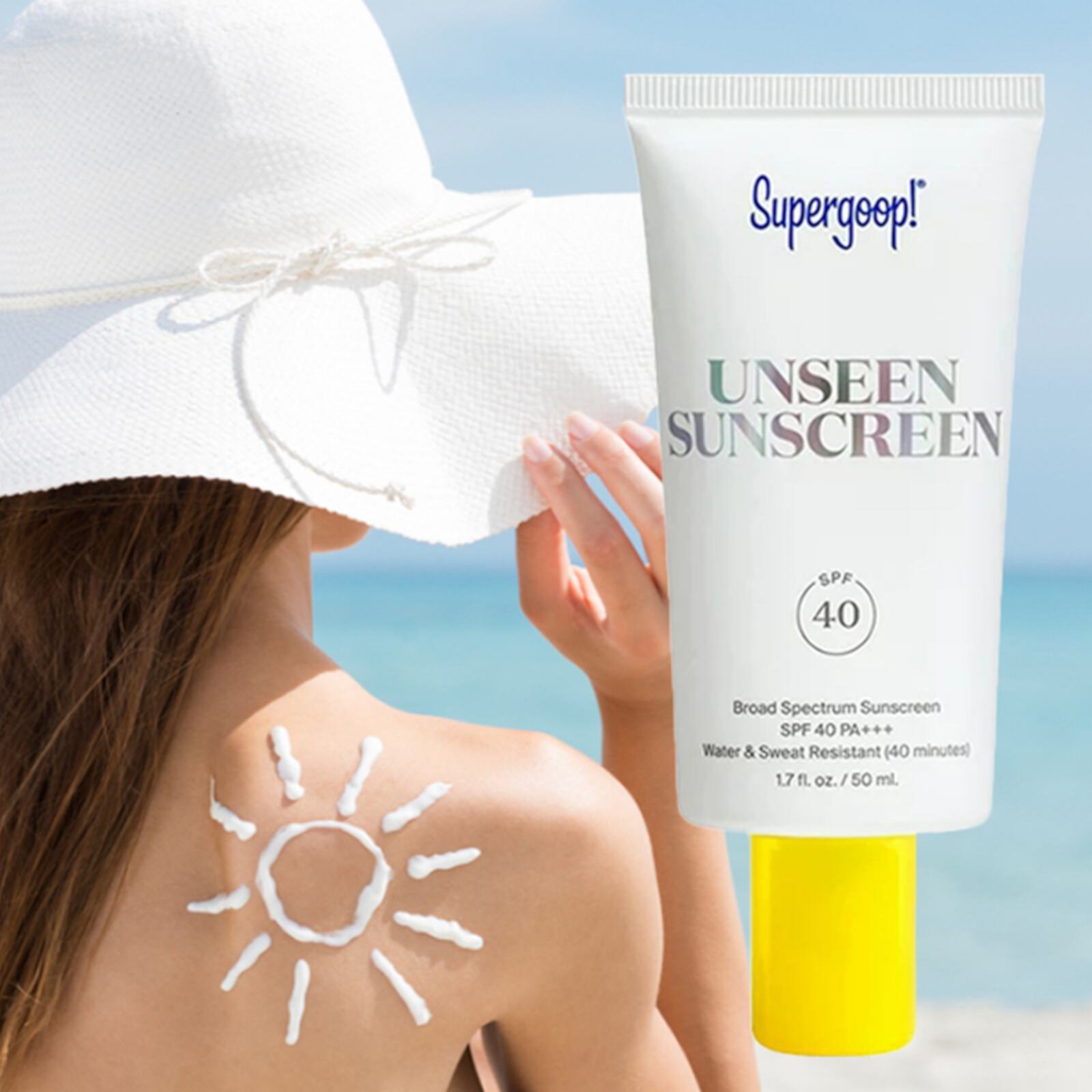 BKBP Water Resistant Front Protective Creaming 50ml Sunscreen Outdoor Sun Protection Weightless & Refreshing Feel Refreshing and Non-Greasy BKBP