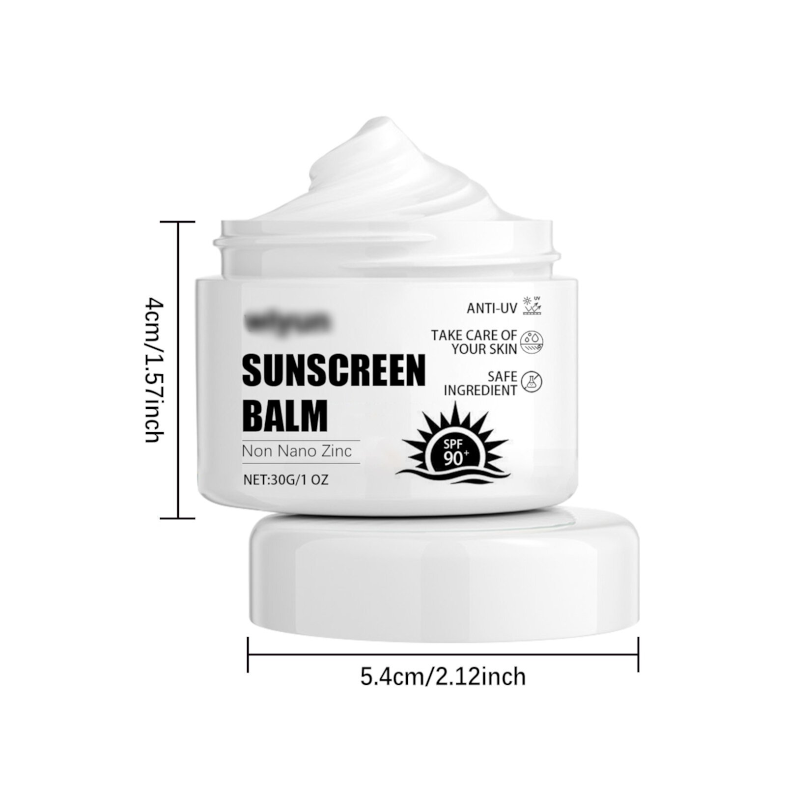 Sunscreen Skin Care Paleo Beef Talow and Sun Balm Balm Skin Sun Oxide: Effectively Reflects and Providing Physical Sun Sunscreen for Face YADEOU