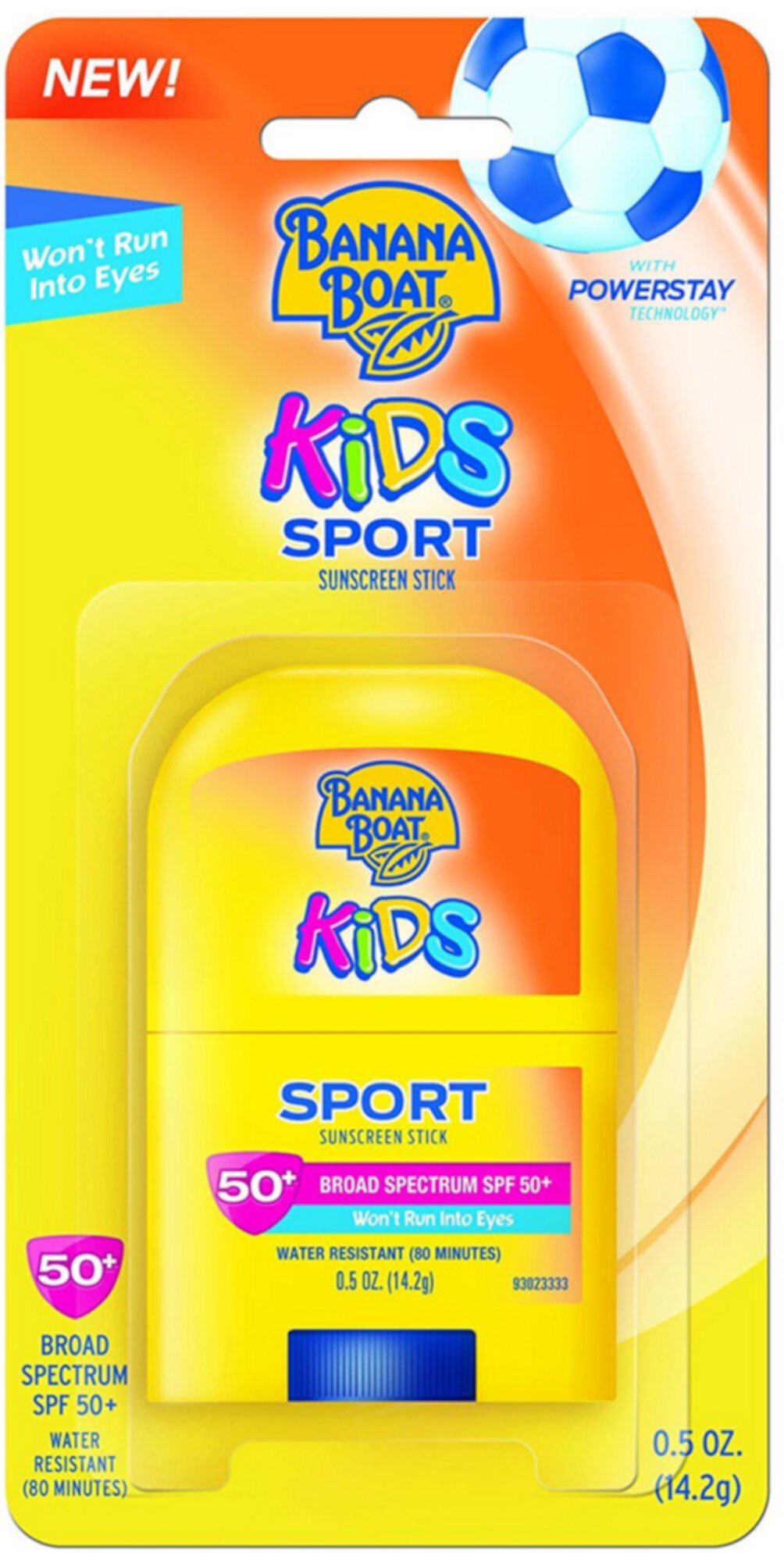 Banana Boat Kids Sport Broad Spectrum Sunscreen Stick with SPF 50 0.50 oz (Pack of 4) BANANA BOAT